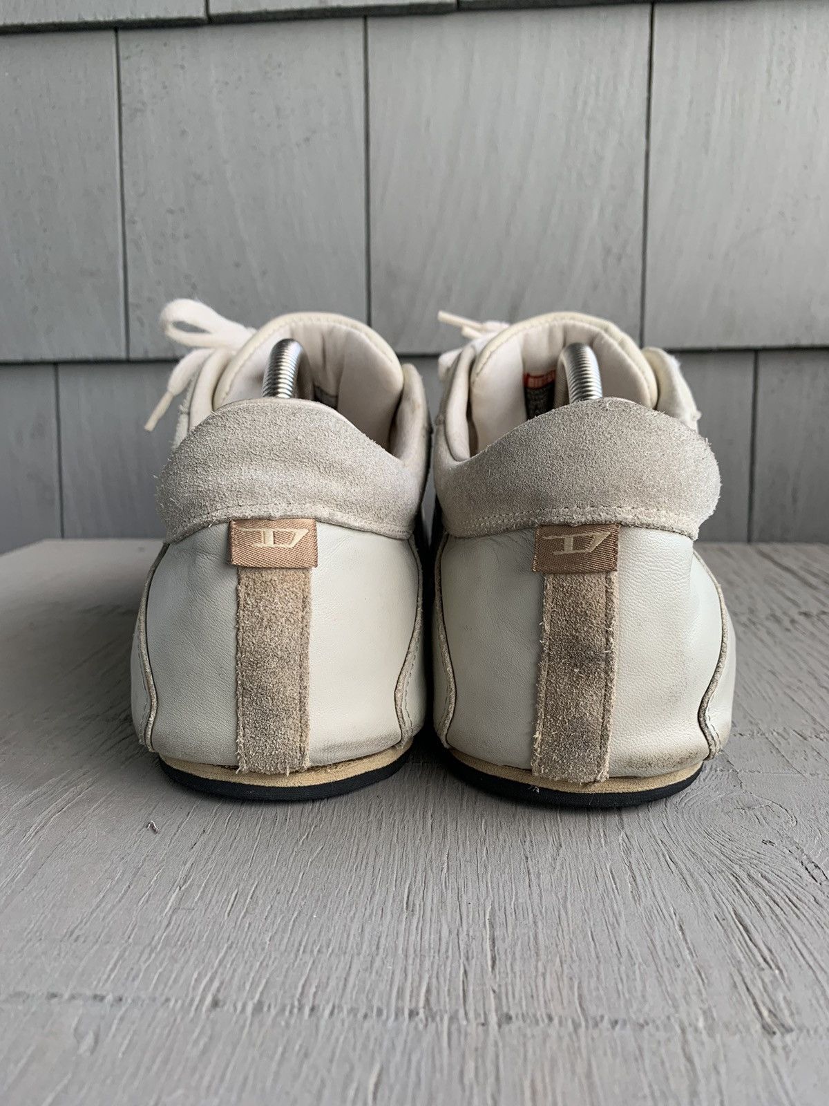 Diesel × Vintage 2000s Diesel Wish Sneakers Y2K Vintage Square Toe MM Leather Size US 10 / EU 43 - 5 Thumbnail