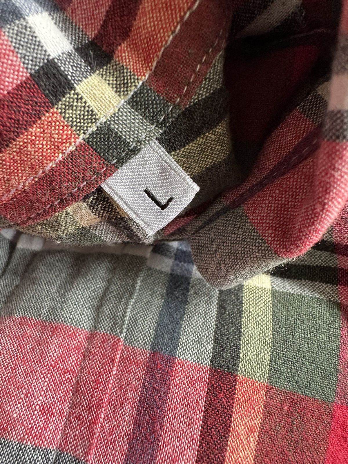 Aspesi 00's Aspesi plaid button up shirt Size US M / EU 48-50 / 2 - 15 Thumbnail