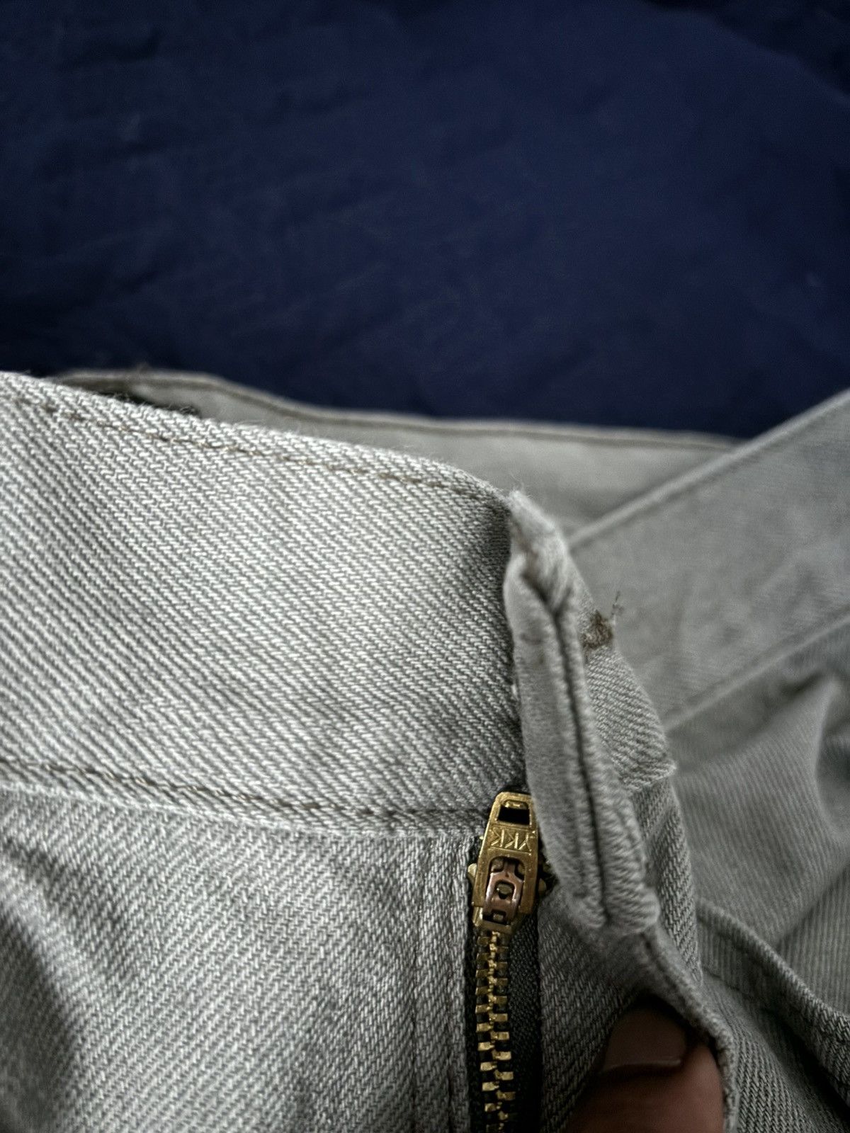 Lee Lee Regular Fit Grey Denim Jeans Size US 33 - 3 Thumbnail