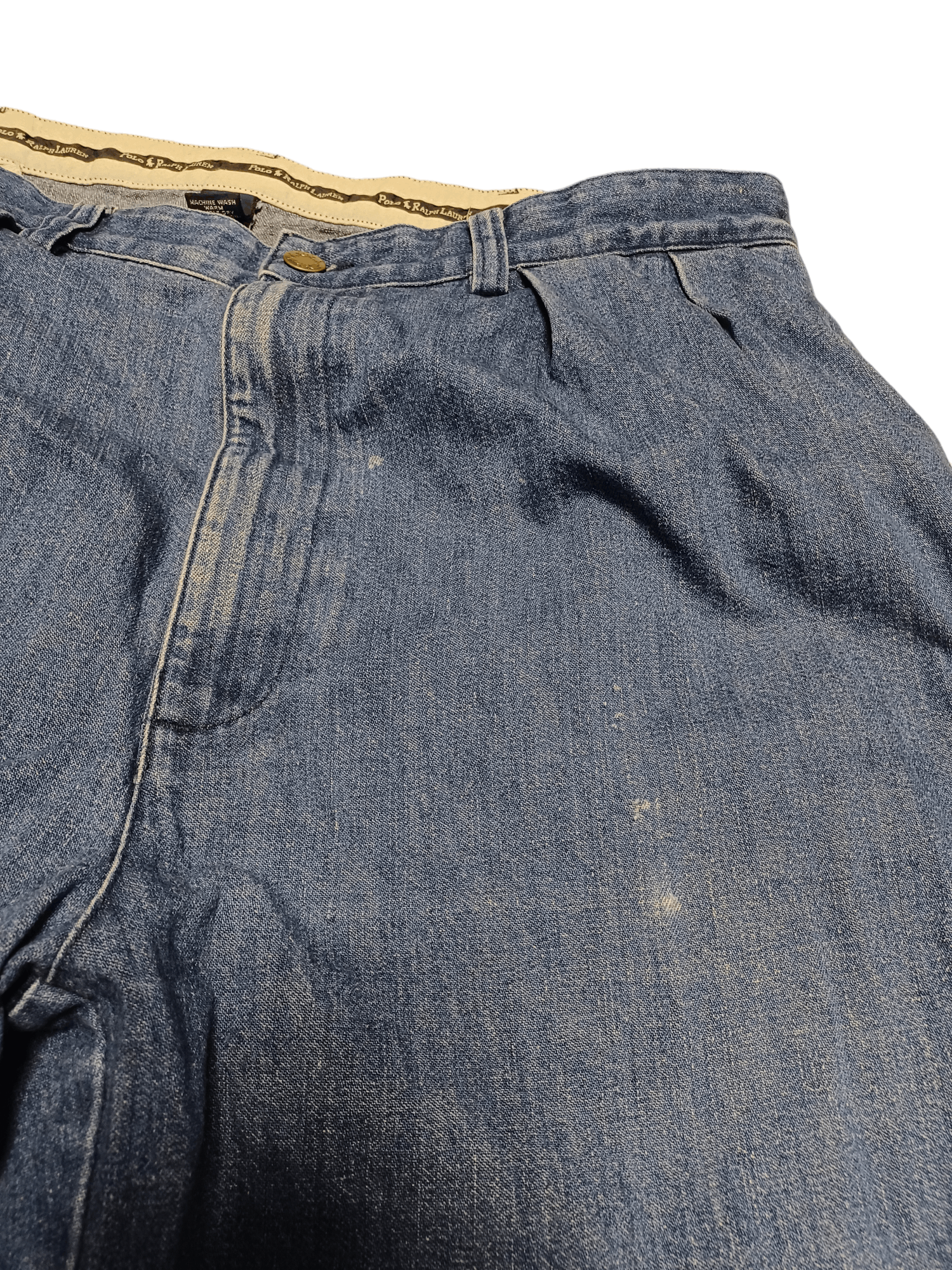 Polo Ralph Lauren POLO RAPH LAUREN VINTAGE MADE IN MEXICO WIDE JEANS Size US 34 / EU 50 - 3 Thumbnail
