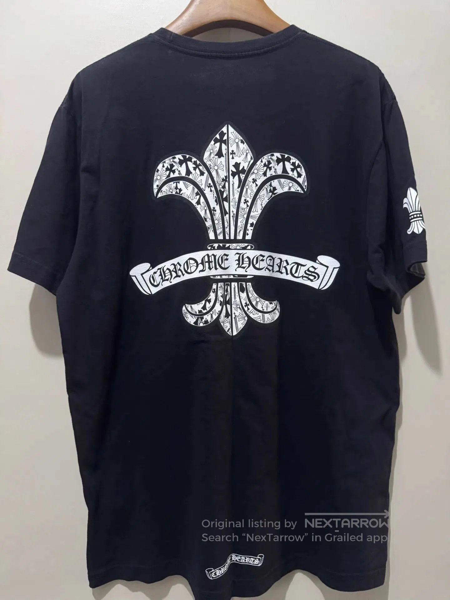 Chrome Hearts Black Short Sleeve T-Shirt with Pocket Logo. Size US L / EU 52-54 / 3 - 2 Thumbnail