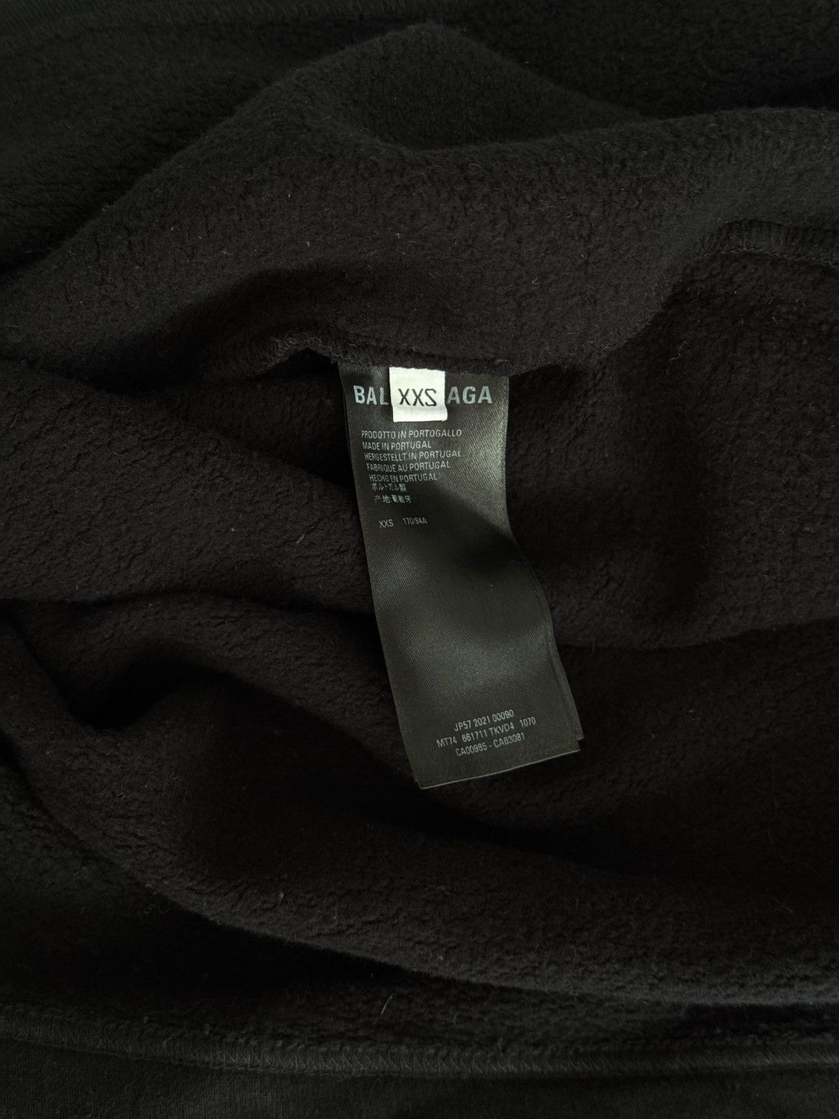 BALENCIAGA FREE DISTRESSED HOODIE