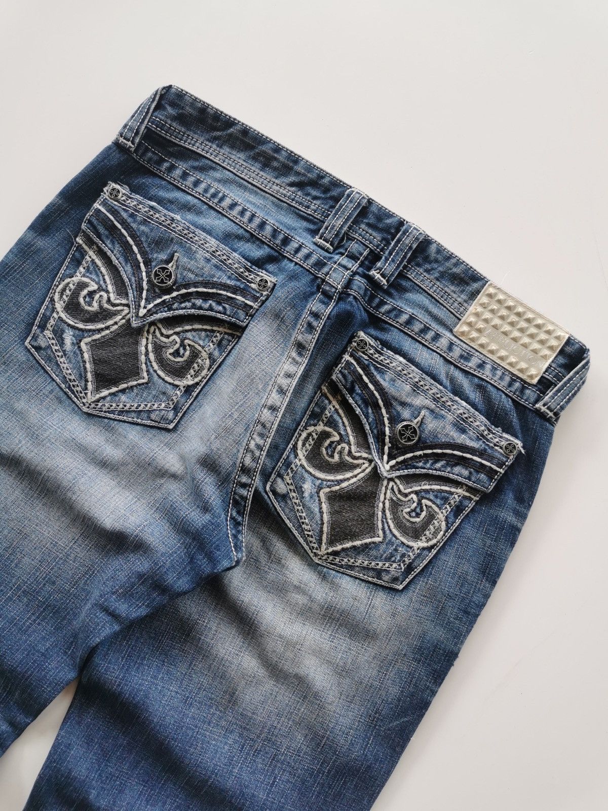 Affliction Y2k Affliction Distressed Denim Black Premium Size US 34 / EU 50 - 8 Thumbnail