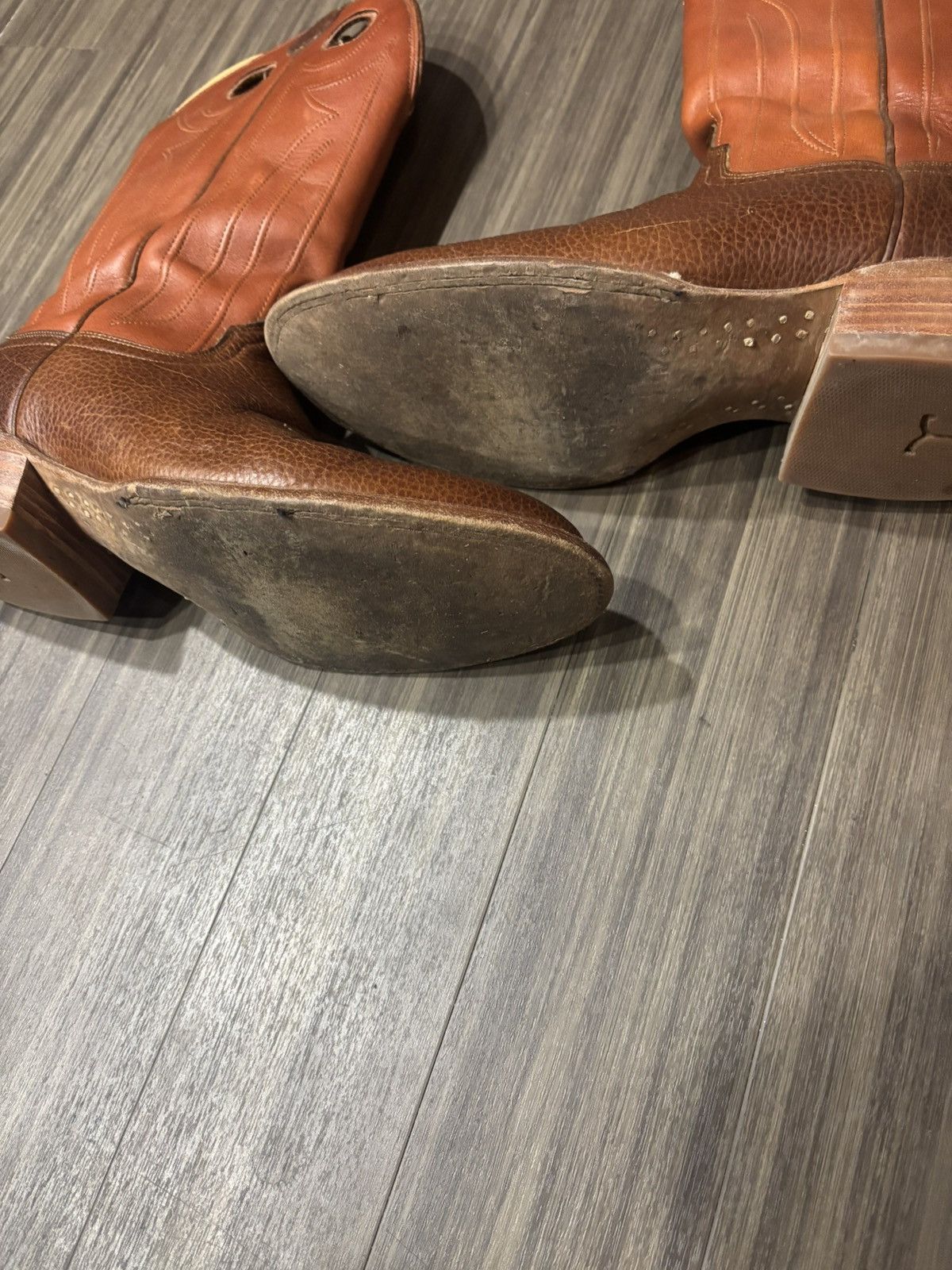 Tecovas TECOVAS Prescott Cowboy Boots Men's 10.5 Burnt Orange/Brown Size US 10.5 / EU 43-44 - 2 Thumbnail