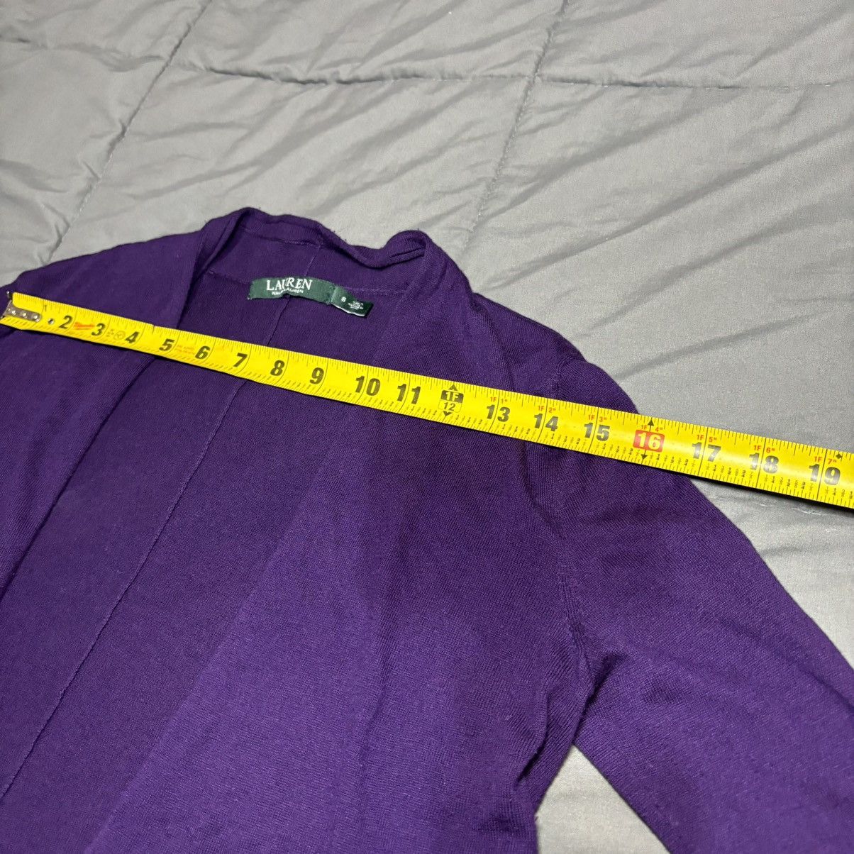 Ralph Lauren Lauren Ralph Lauren sz S purple cardigan Green label Size S / US 4 / IT 40 - 8 Thumbnail