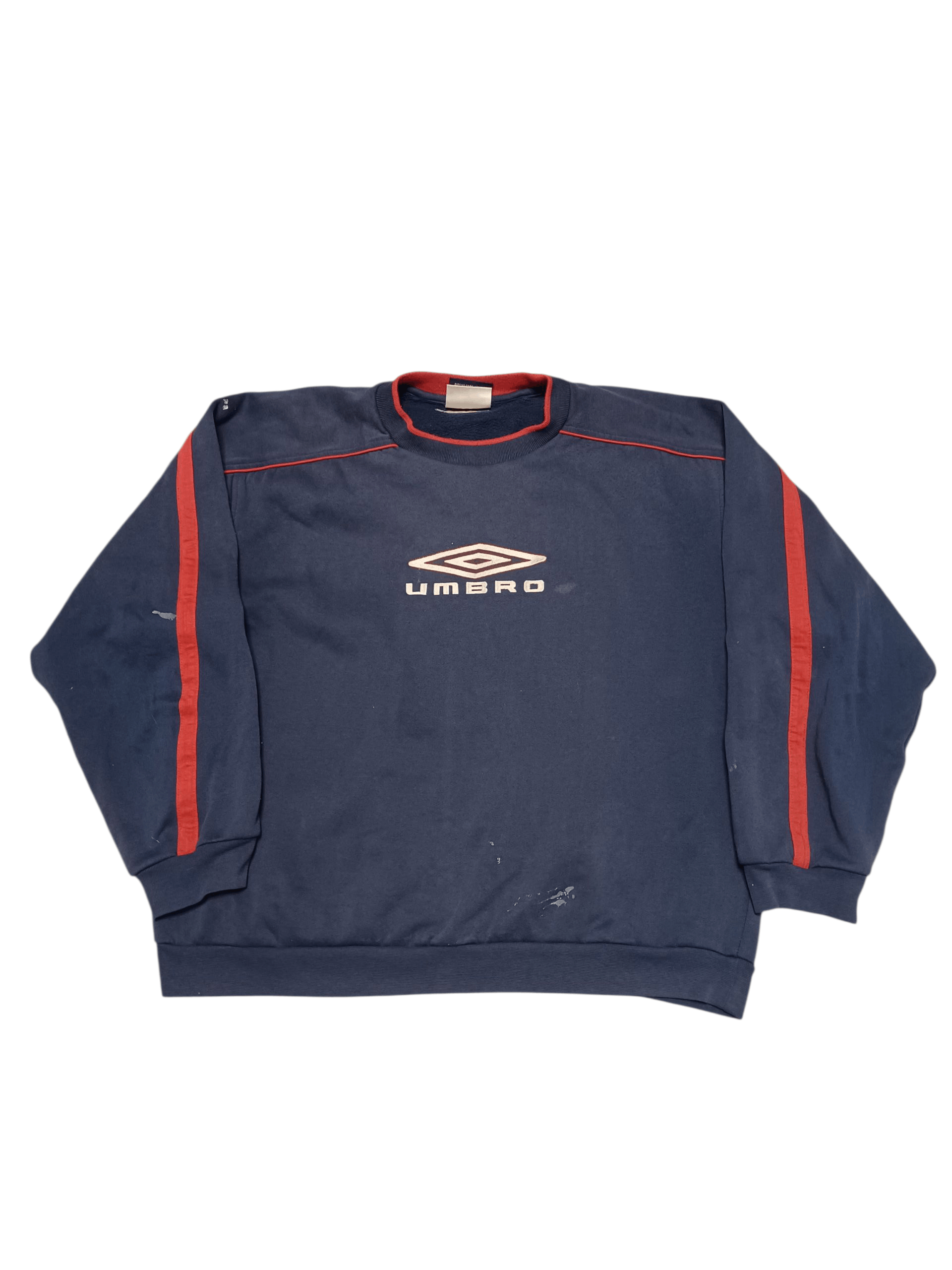 Umbro UMBRO VINTAGE FADED DIRTY BIGLOGO EMBROIDERED SWEATSHIRT Size US L / EU 52-54 / 3 - 1 Thumbnail