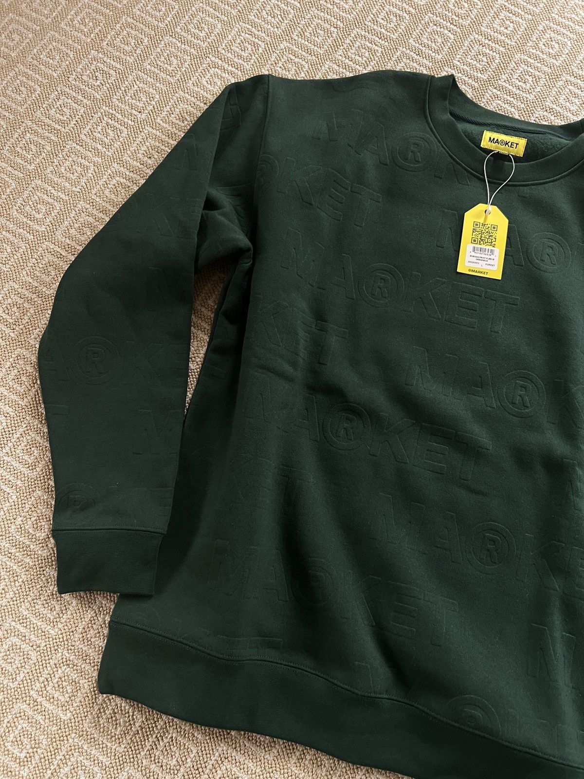 Market MARKET EMBOSS PRINT FLEECE CREWNECK Size US L / EU 52-54 / 3 - 4 Thumbnail