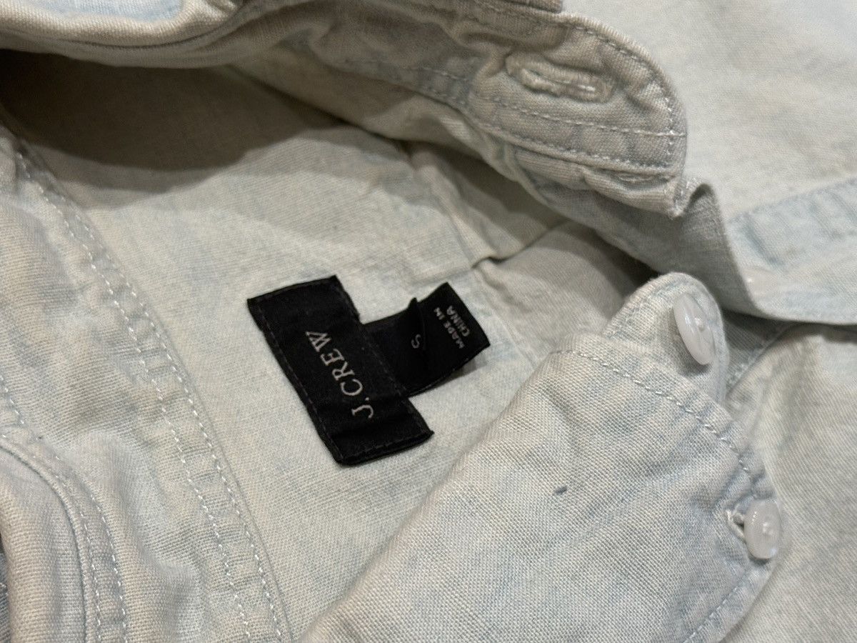 J.Crew J Crew Quarter Button Blue Cotton Shirt Size US S / EU 44-46 / 1 - 4 Thumbnail