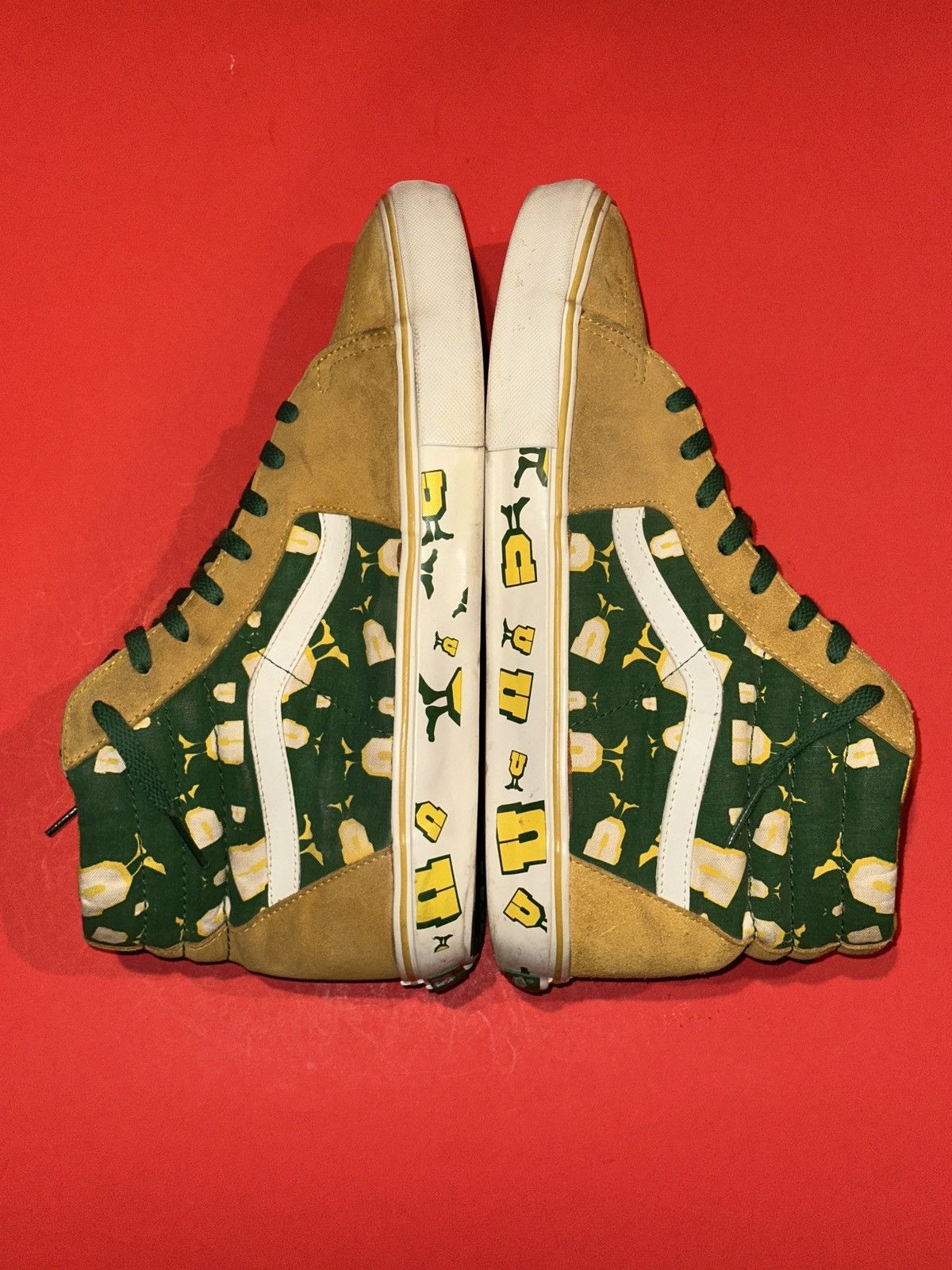 Undefeated × Vans VANS SK8 HI UNDEFEATED U-MAN LEPRECHAUN GREEN 6352999-090 13 Size US 13 / EU 46 - 6 Thumbnail