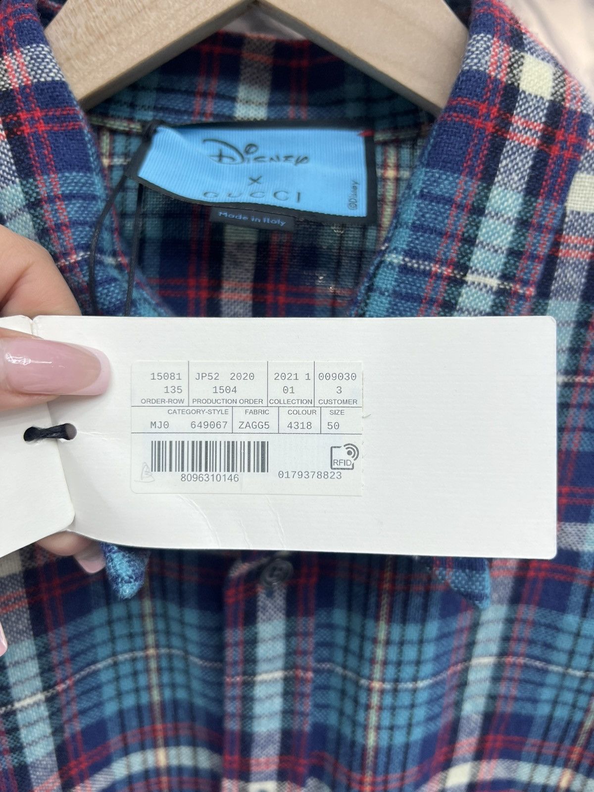 Gucci Gucci x Disney Donald Duck Flannel Size US M / EU 48-50 / 2 - 12 Thumbnail