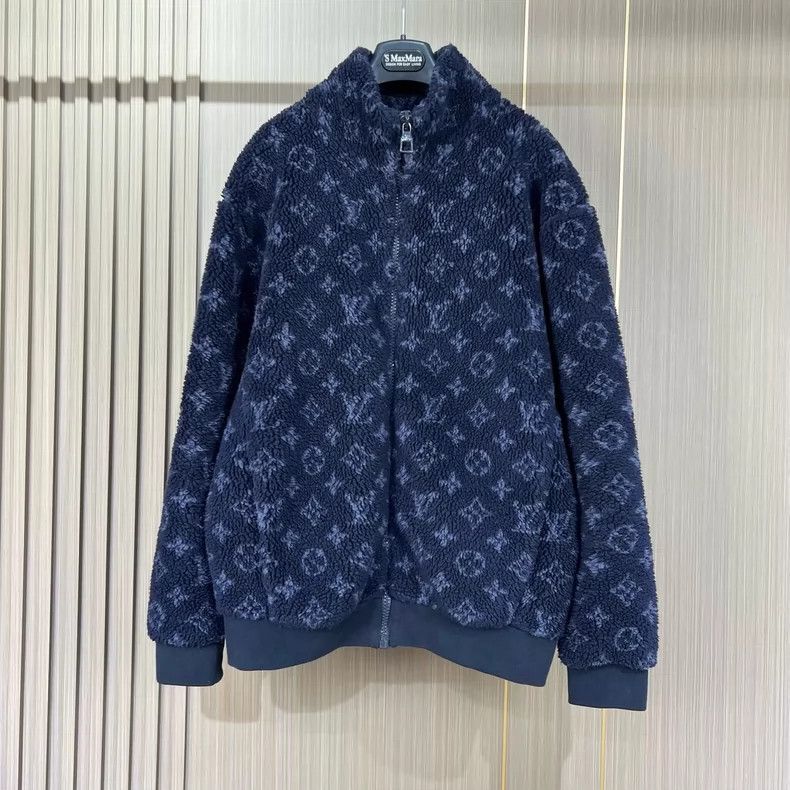 Louis Vuitton louis vuitton navy blue teddy jacket-dmc Size US M / EU 48-50 / 2 - 1 Thumbnail