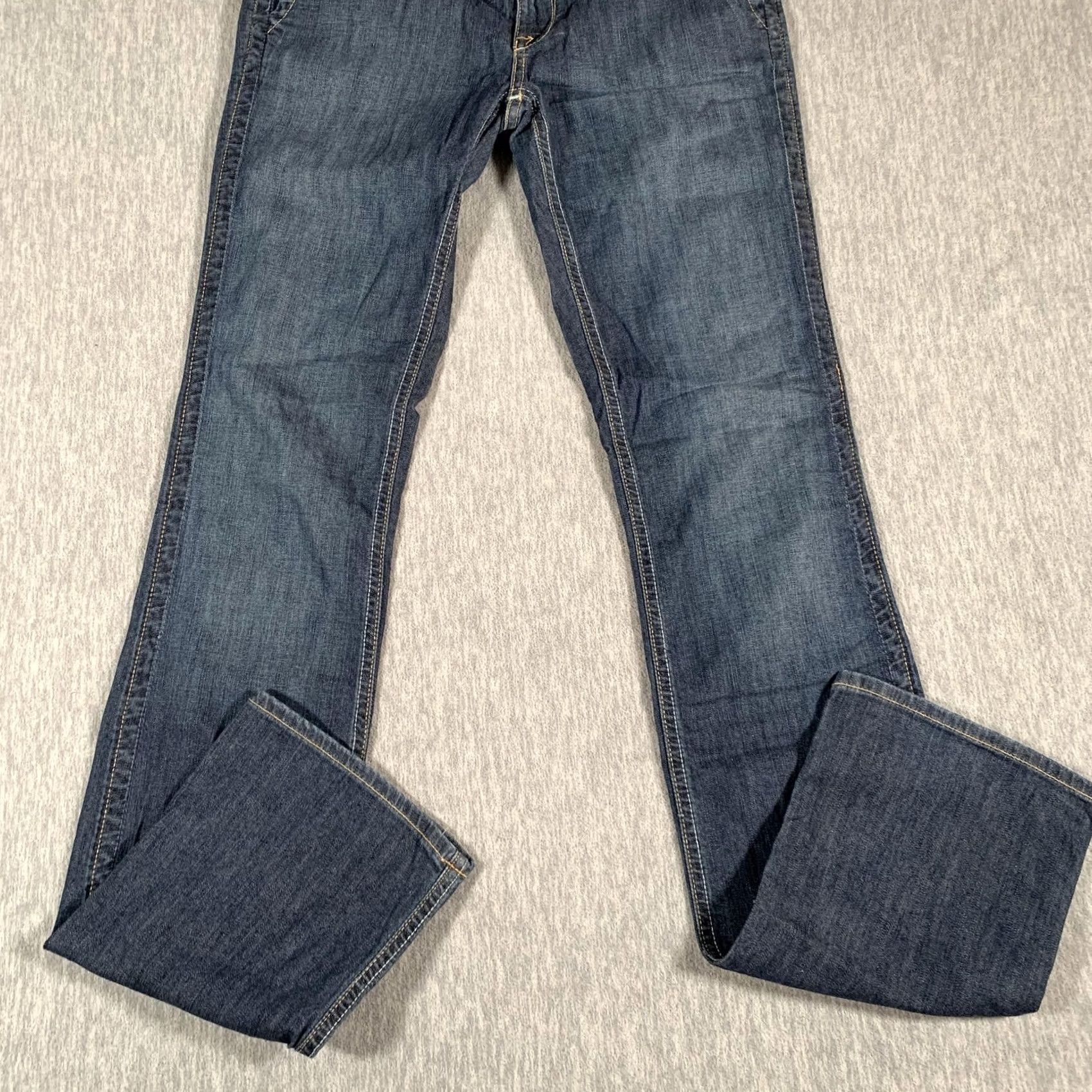 Vintage VINTAGE Agave Nectar Jeans Womens 29 La Patrona Classic Straight Trouser Tuscany Flex Size 29" - 3 Thumbnail
