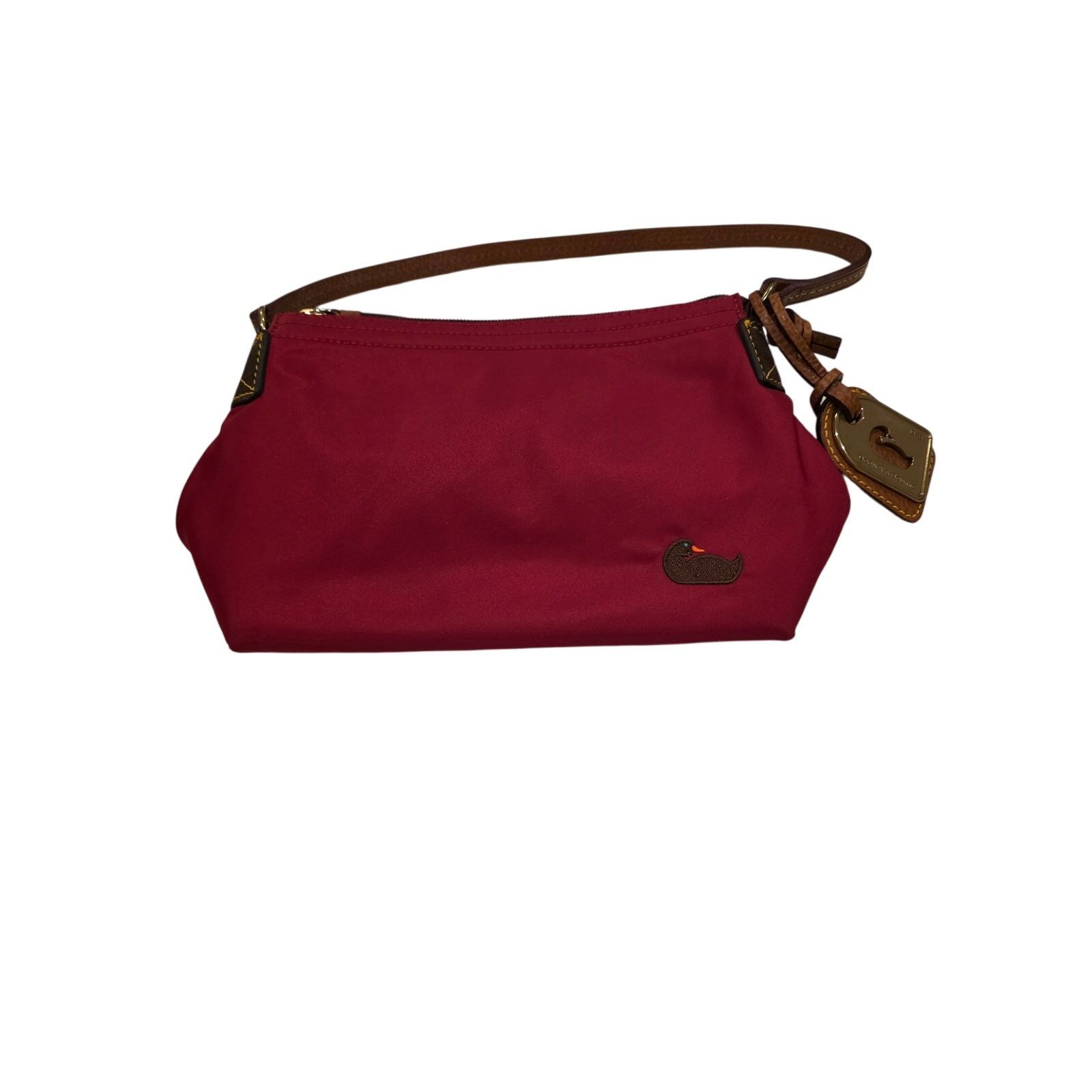 Dooney & Bourke Dooney & Bourke Pink Nylon Shoulder Bag Duck Logo Size ONE SIZE - 2 Thumbnail