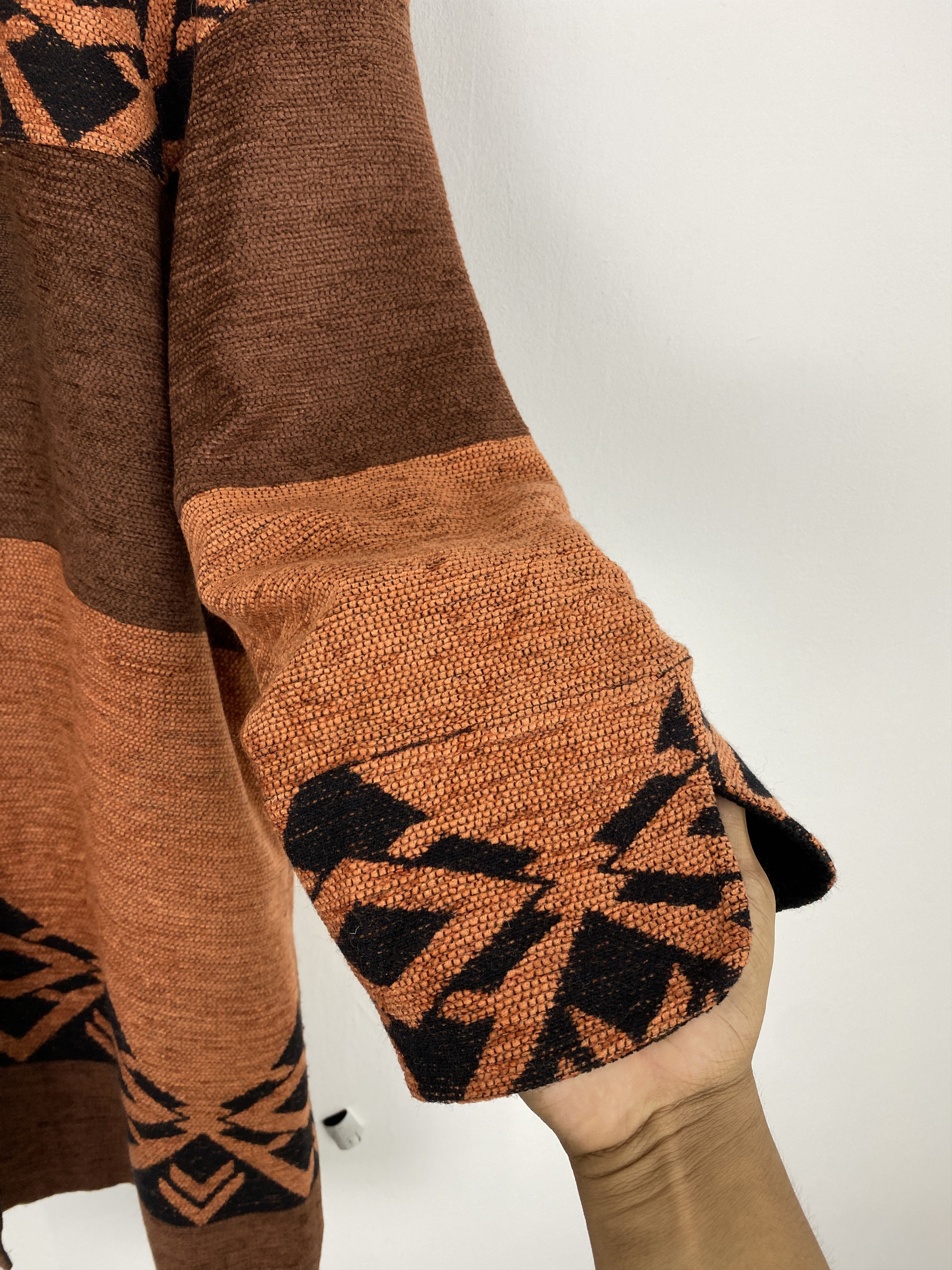 Native Vintage Franca V. Paoloni Native Long Jacket MJ0054 Size US S / EU 44-46 / 1 - 9 Thumbnail