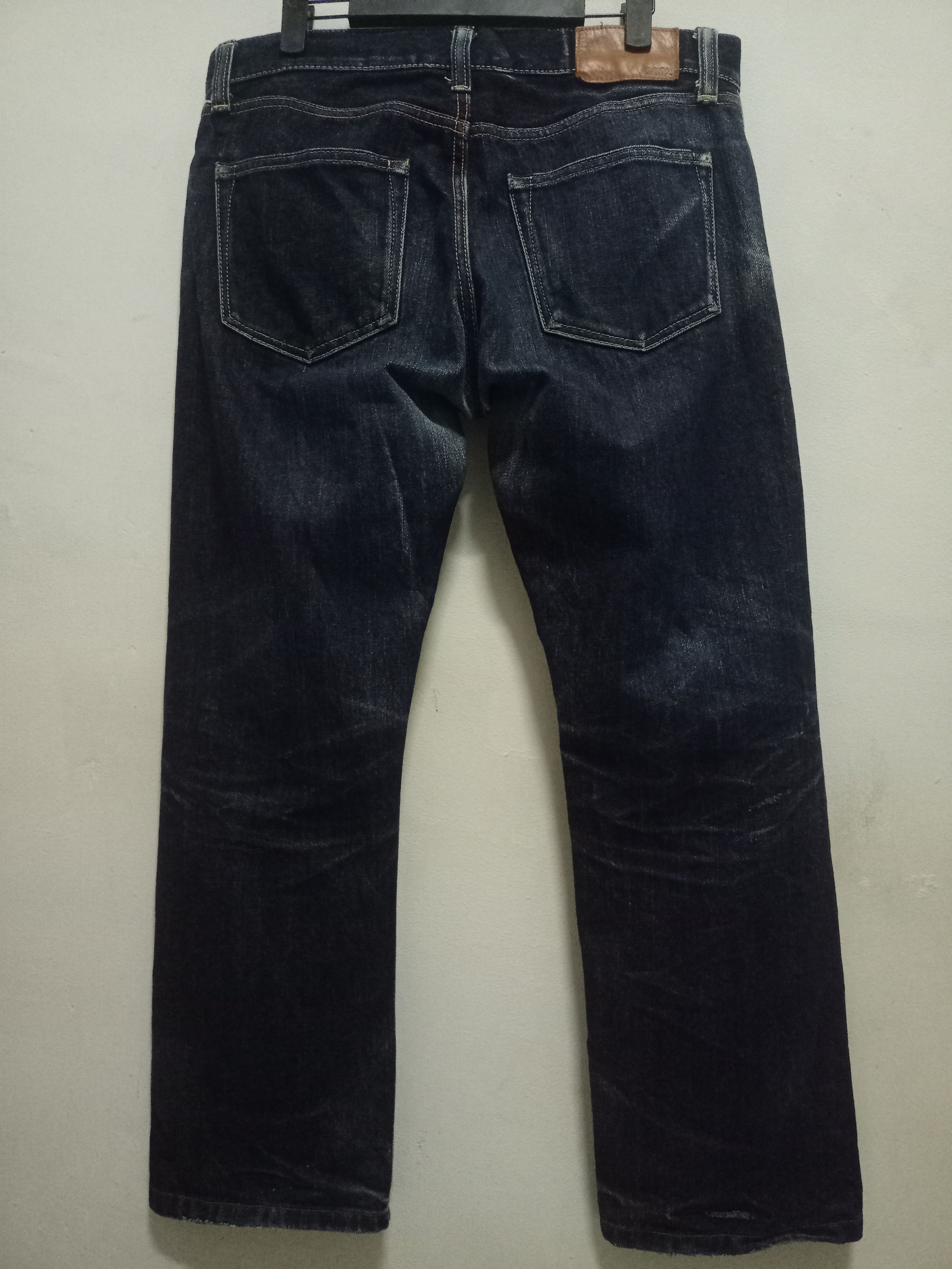 Uniqlo Vintage Japanese Uniqlo Selvedge Distressed Baggy Jeans Size US 34 / EU 50 - 2 Thumbnail