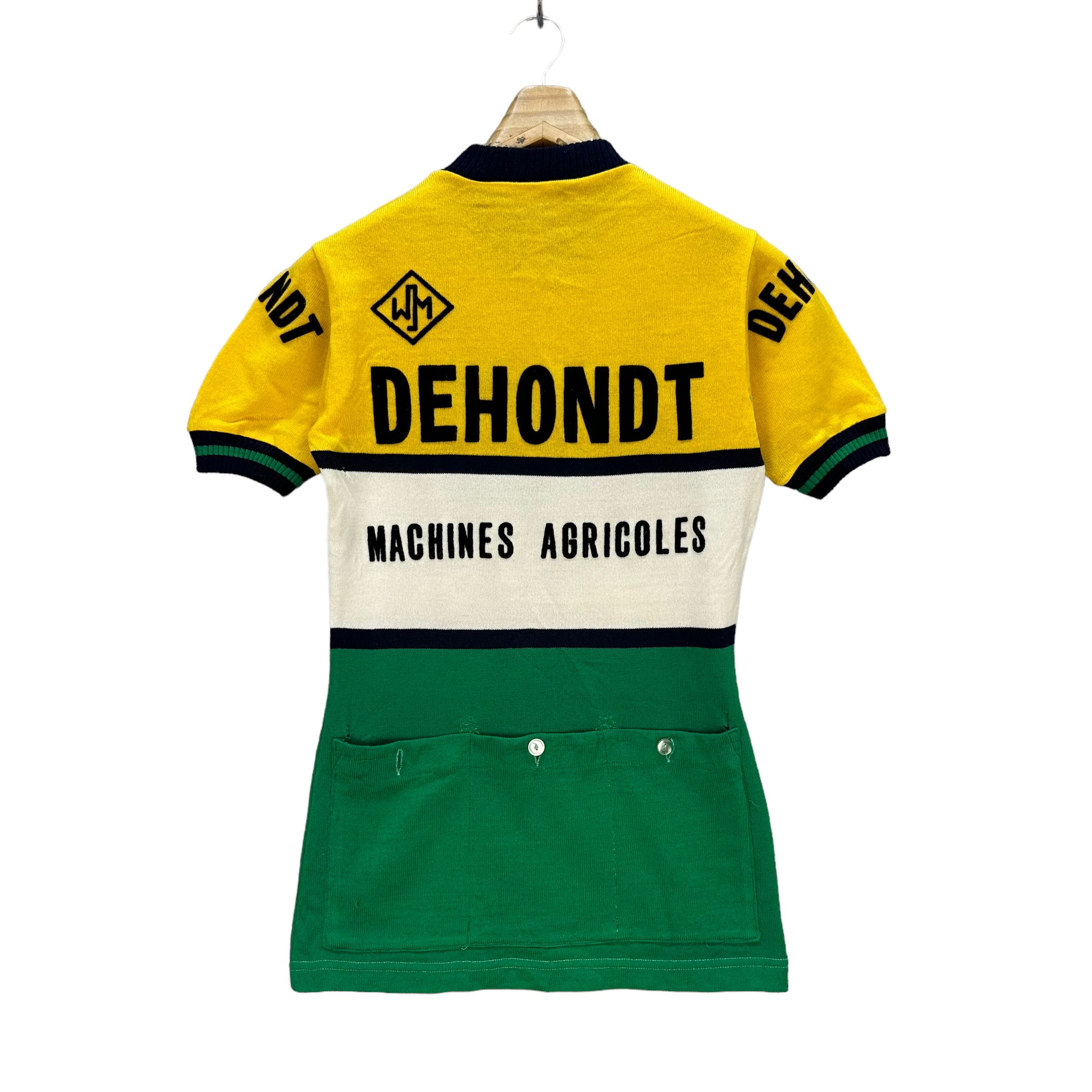 Vintage VINTAGE CYCLIST JERSEY SPONSORED BY DEHONDT # Size S / US 4 / IT 40 - 11 Thumbnail