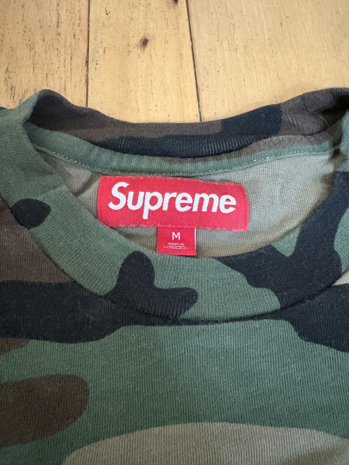 Supreme Supreme Capital S/S Top Woodland Camo Tee Size US M / EU 48-50 / 2 - 3 Thumbnail