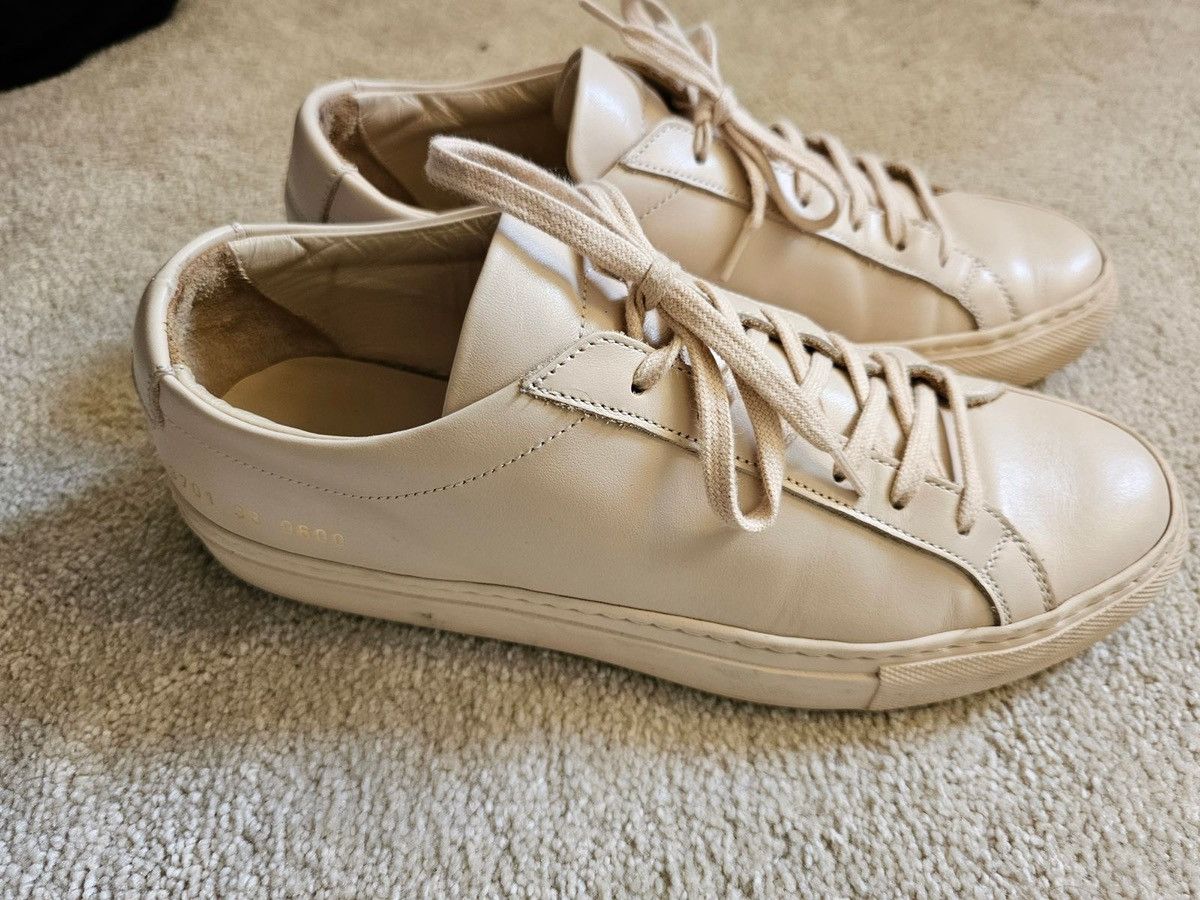 Common Projects Common Projects Original Achilles Rose Beige Sneakers Size US 7.5 / IT 37.5 - 6 Thumbnail