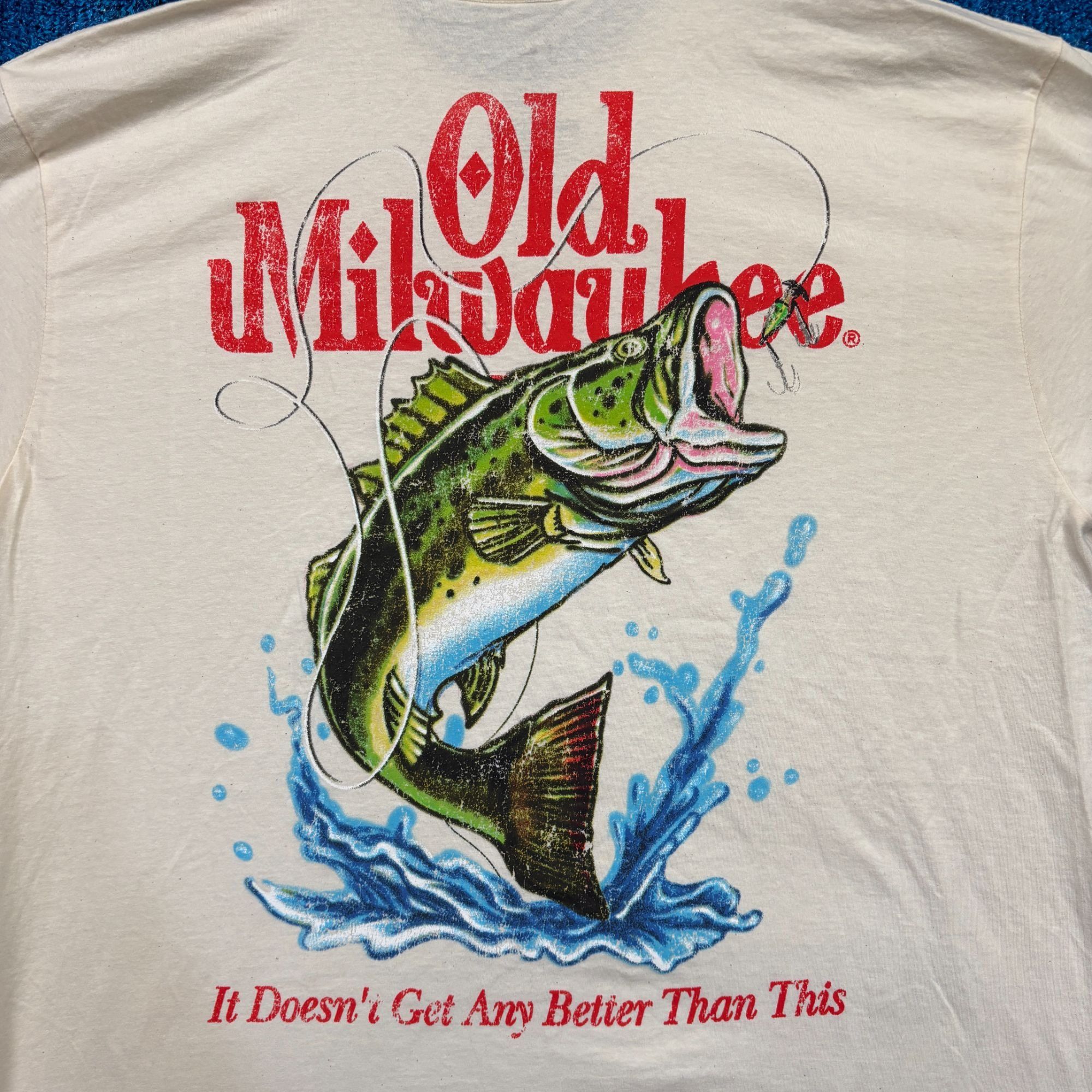 Ripple Junction Old Milwaukee It Doesnt Get Any Better Than This Beer Tee 2X Size US XXL / EU 58 / 5 - 2 Thumbnail