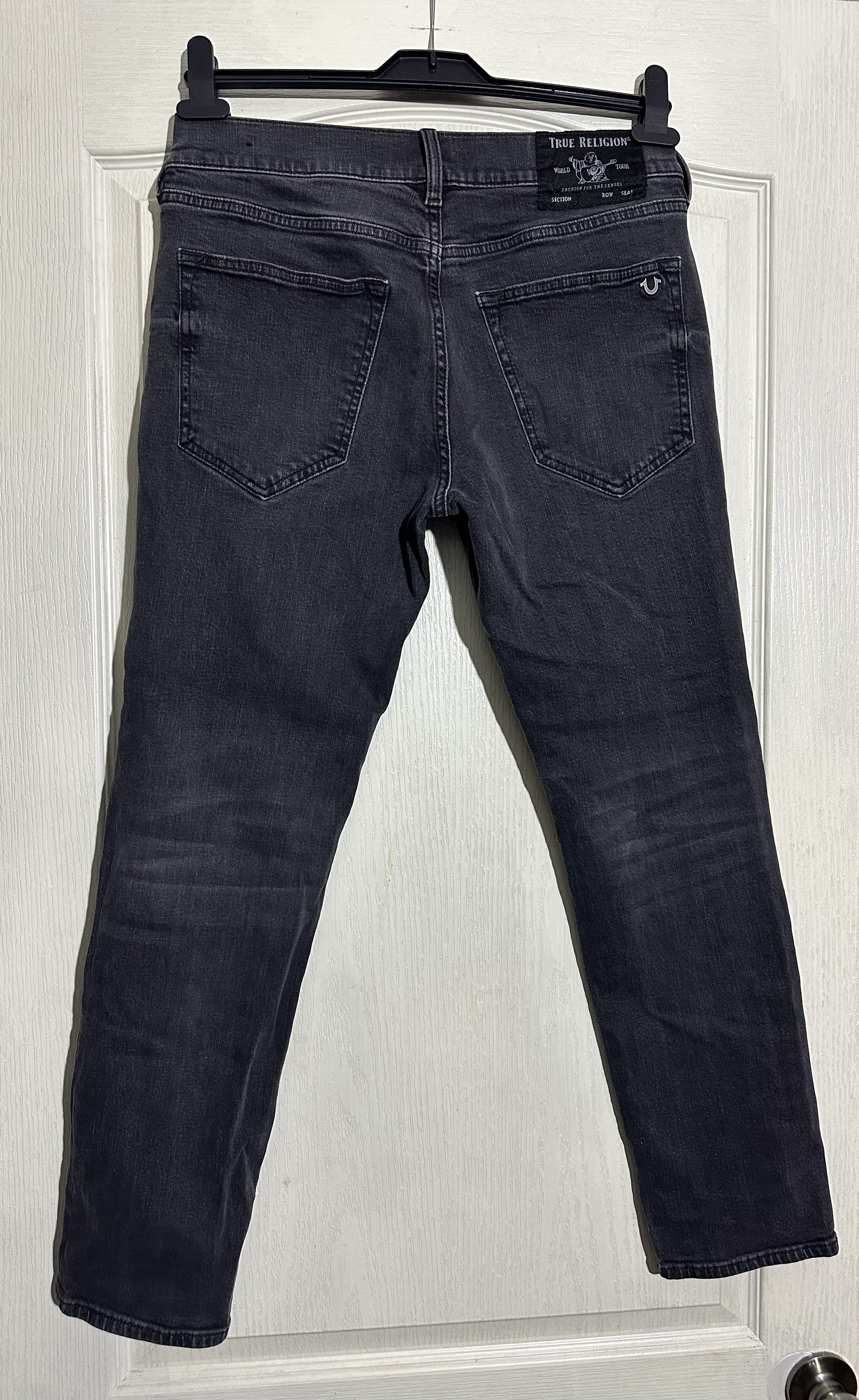 True Religion rue Religion Rocco Relaxed Skinny Men's Jeans Gray Size US 32 / EU 48 - 3 Thumbnail