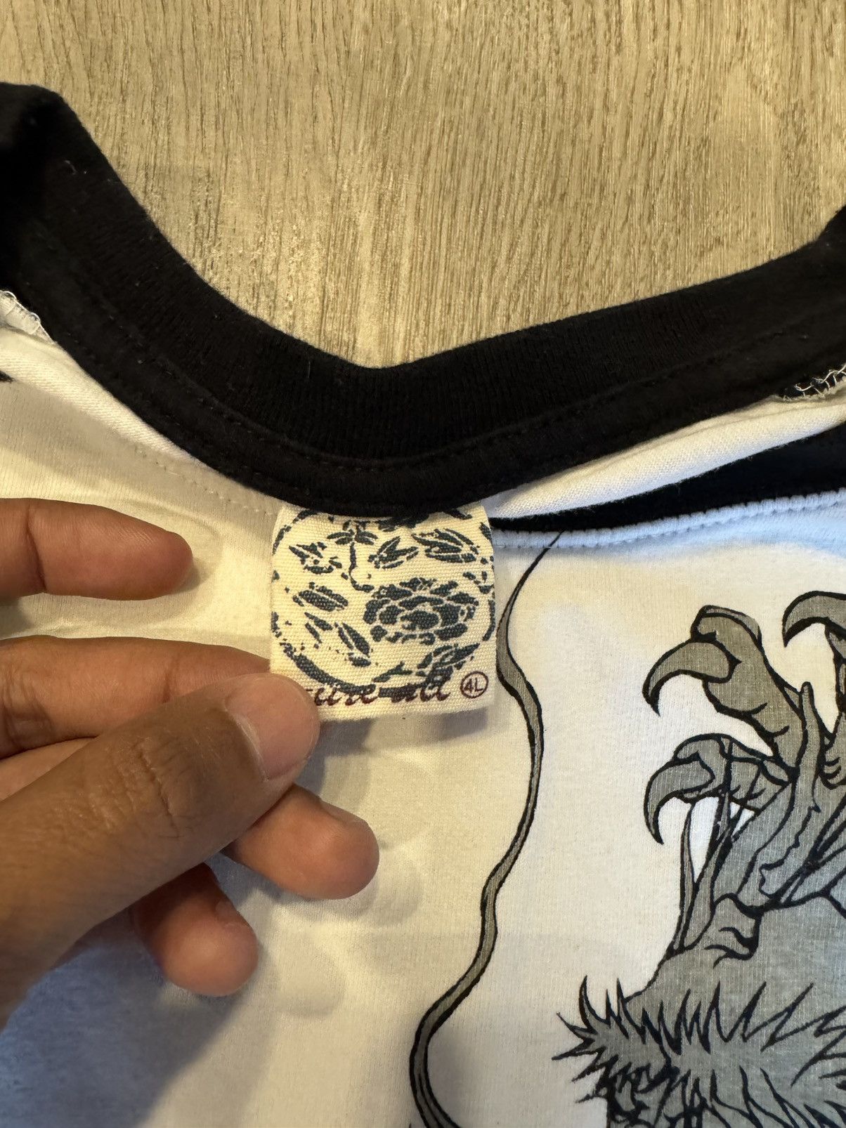Japanese Brand BREAKOUT FREEDOM DRAGON MOTIF LIKE LGB STYLE T SHIRT Size US XL / EU 56 / 4 - 6 Thumbnail