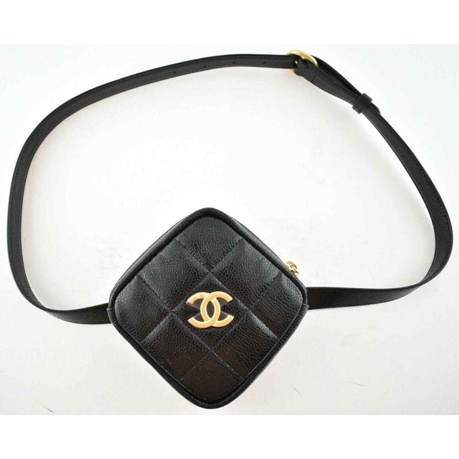 Chanel Chanel Caviar Quilted Gold CC Waist Fanny Pack Bum Belt Bag Size ONE SIZE - 1 Thumbnail