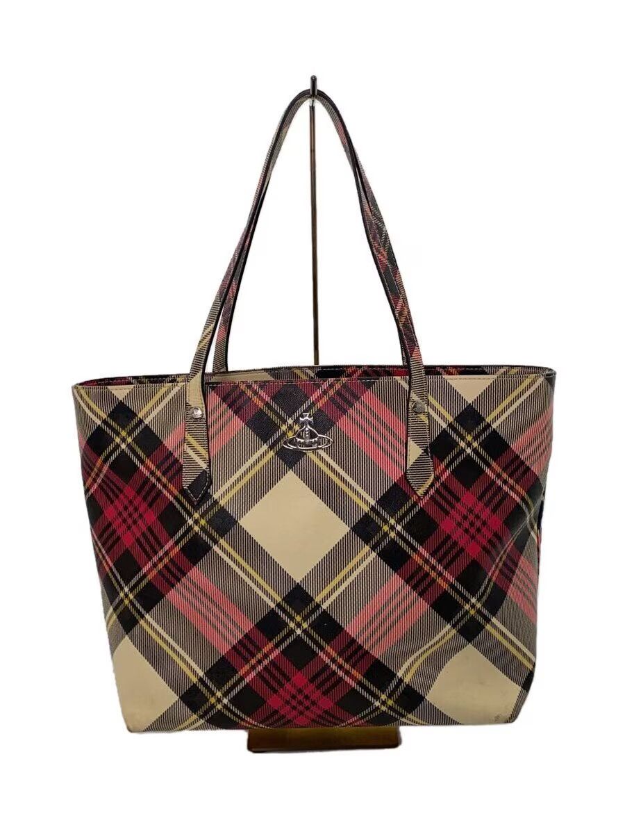 Vivienne Westwood Plaid Orb Tote Bag Size ONE SIZE - 1 Thumbnail