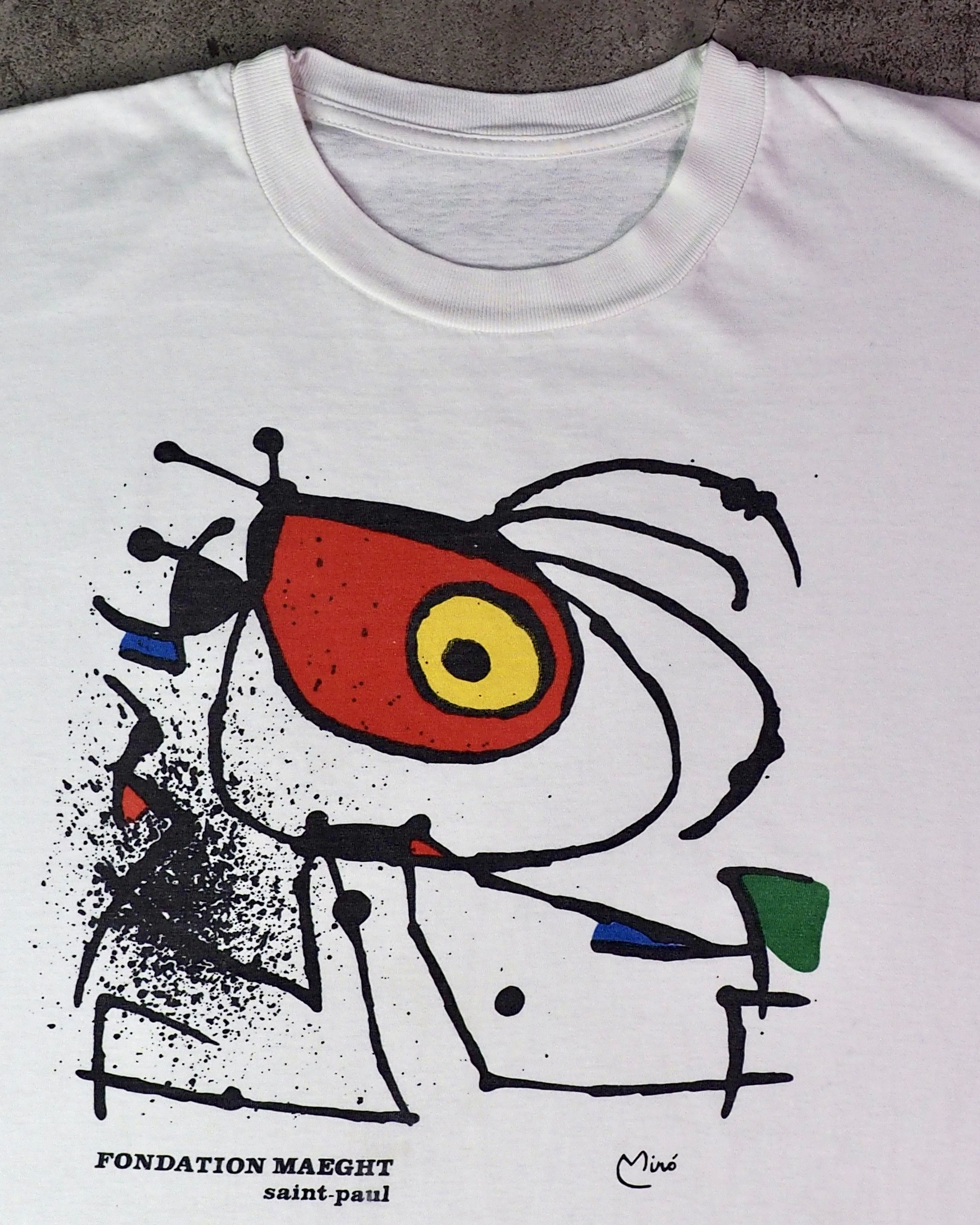 Vintage Vintage 1990s Joan Miro Fondation Maeght Saint-Paul Shirt L Size US L / EU 52-54 / 3 - 5 Thumbnail