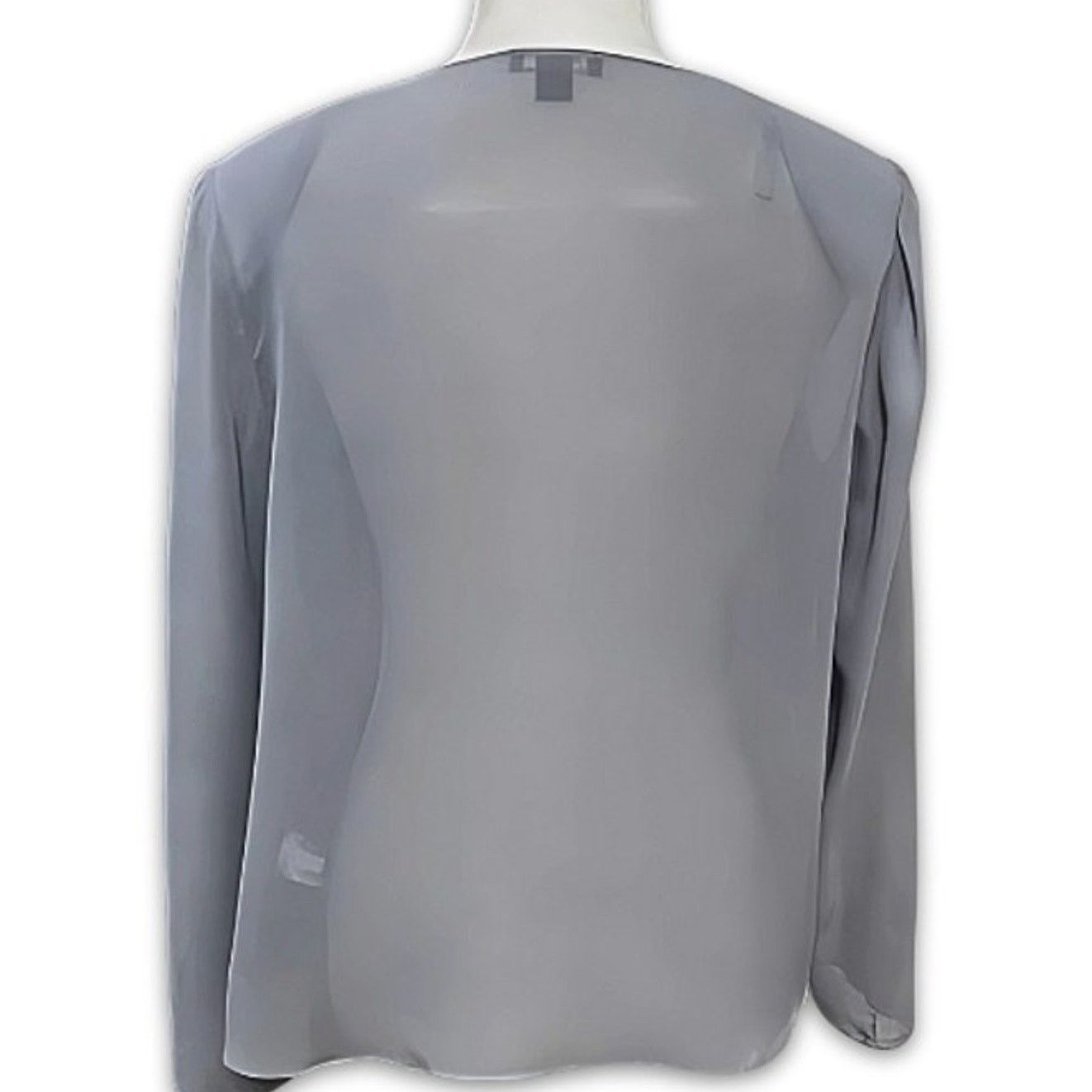 Other SLNY Blue Gray Sequin Shoulder Open Front Waist Jacket 10 Size L / US 10 / IT 46 - 4 Thumbnail