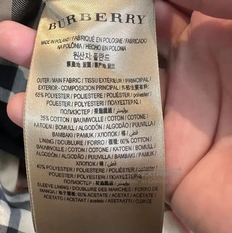Burberry Burberry Black Cotton Women's Trench Coat. Size M / US 6-8 / IT 42-44 - 4 Thumbnail