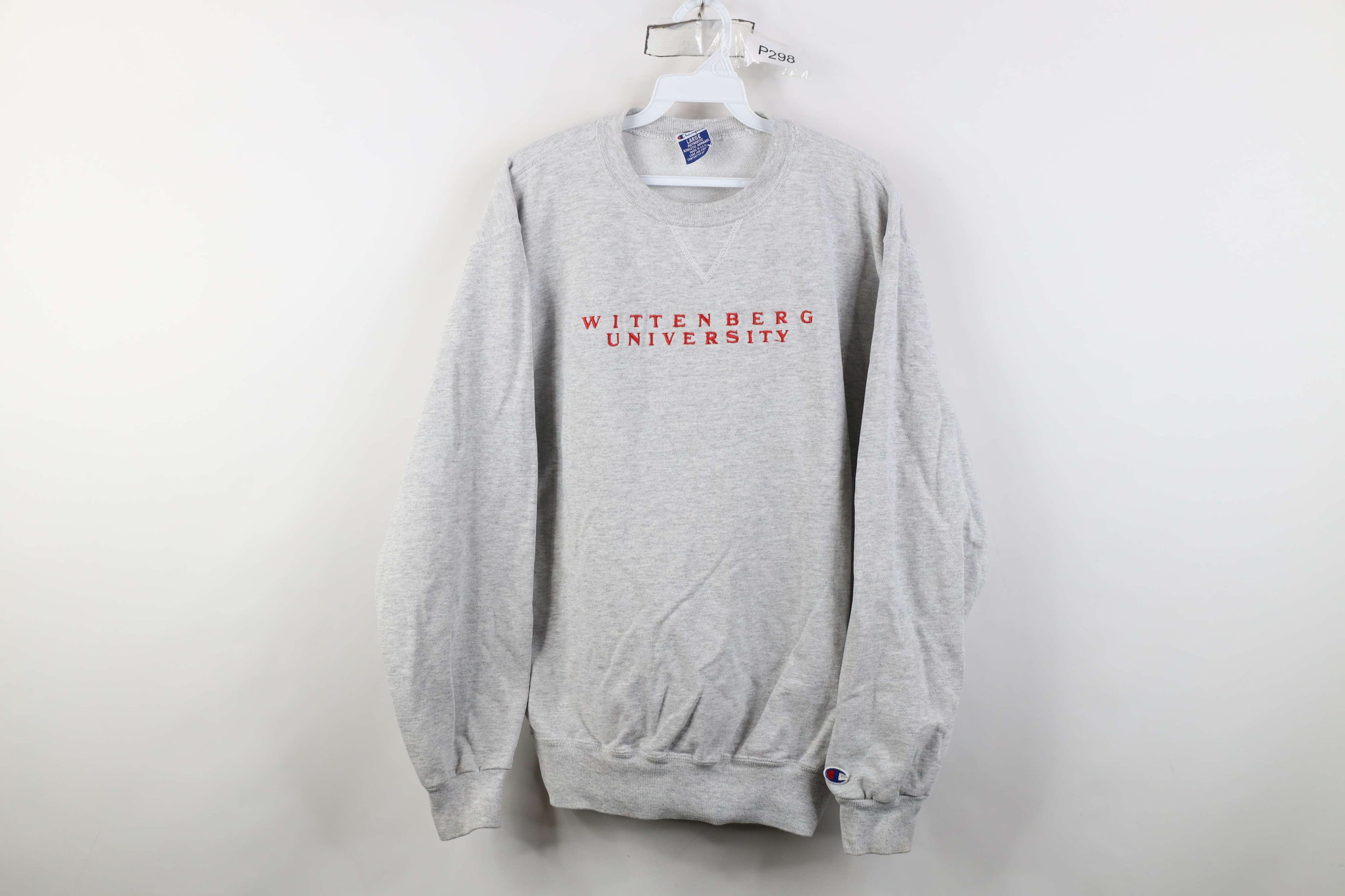 Champion Vintage 90s Champion University Crewneck Sweatshirt Gray Size US L / EU 52-54 / 3 - 1 Thumbnail