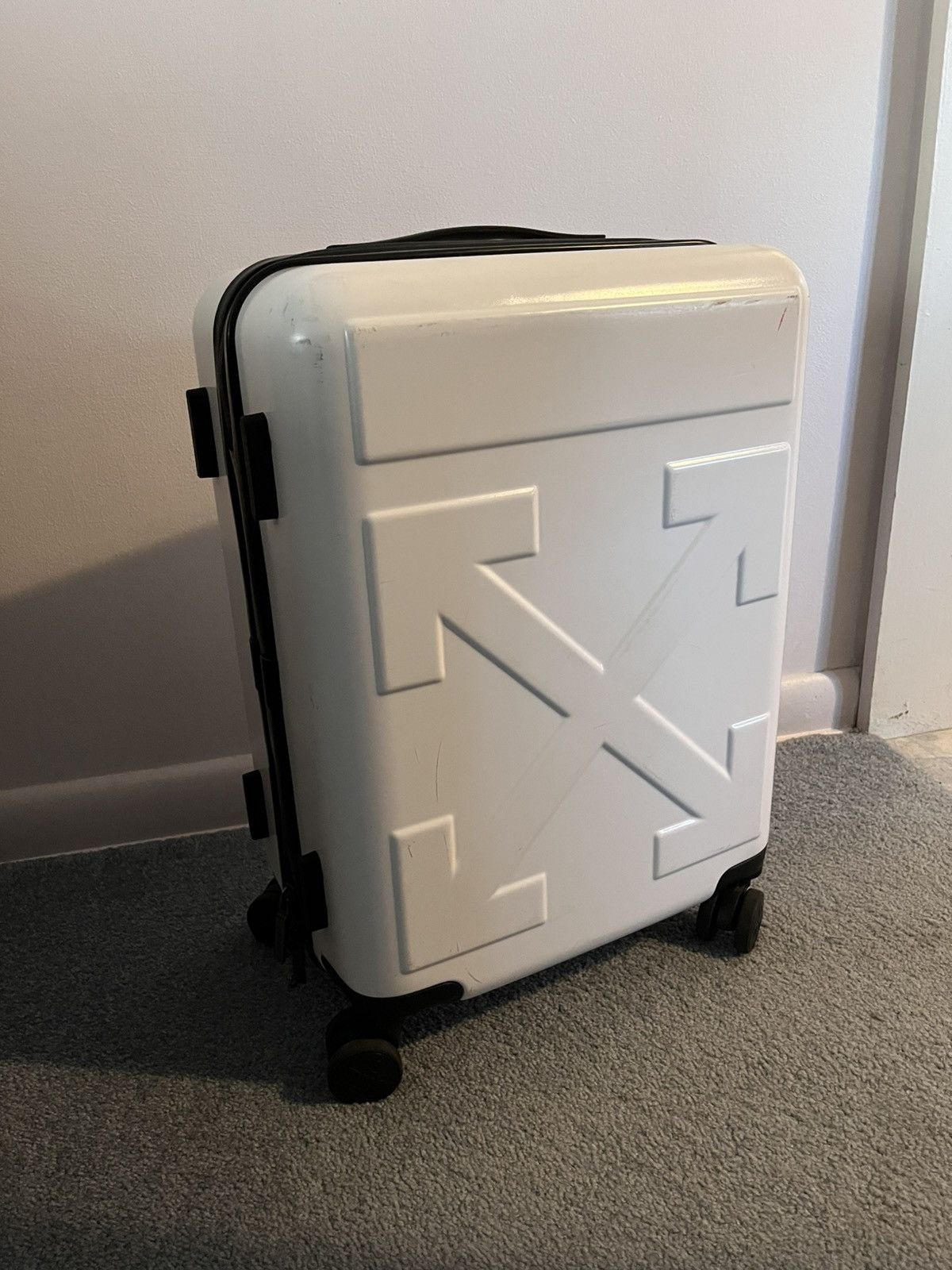 Off-White Off white “for travel” WHITE suitcase RARE Size ONE SIZE - 1 Thumbnail