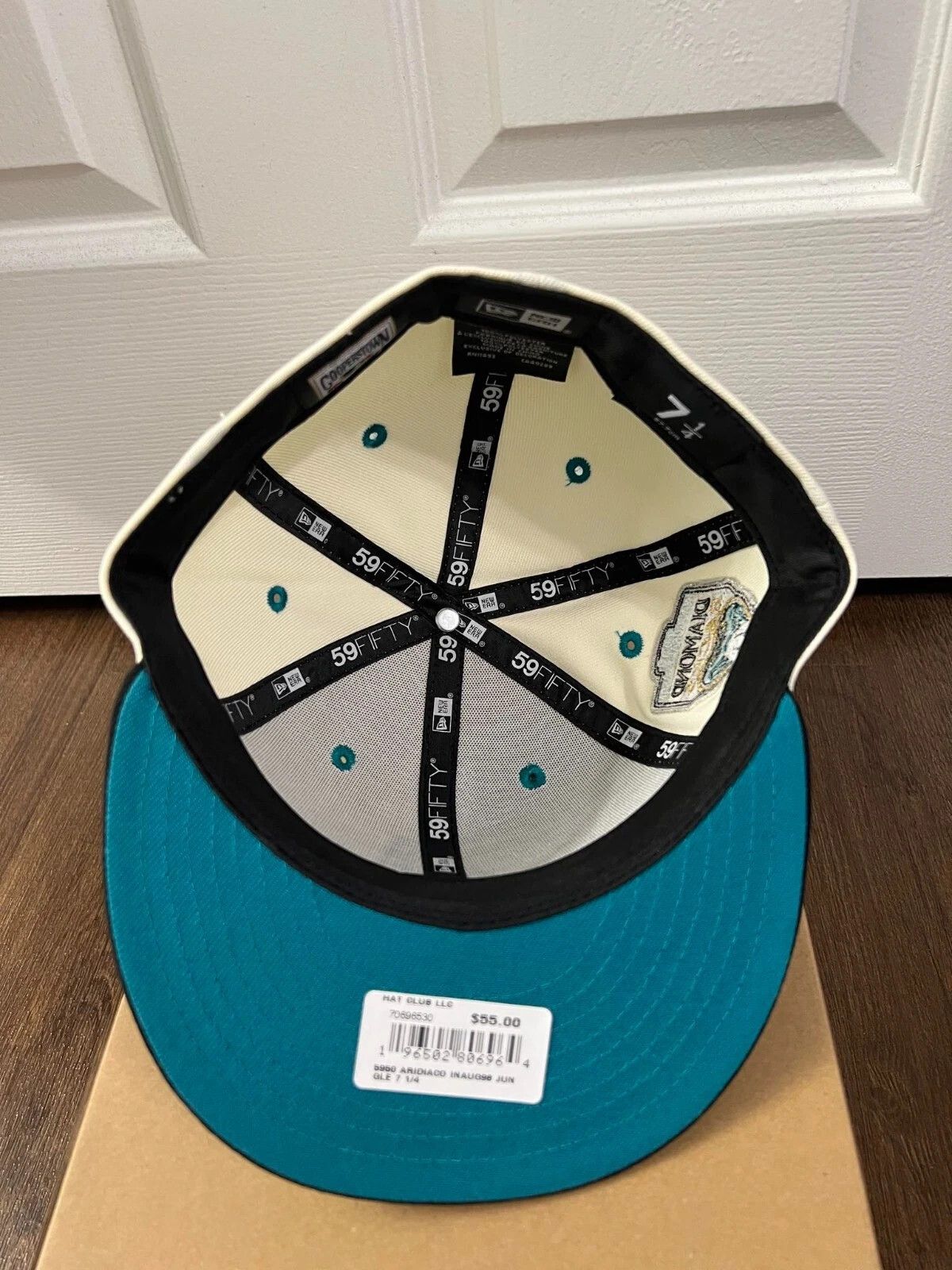 Hat Club Size 7 1/4 - Hat Club Exclusive Arizona Diamondbacks Tropics Size ONE SIZE - 3 Thumbnail