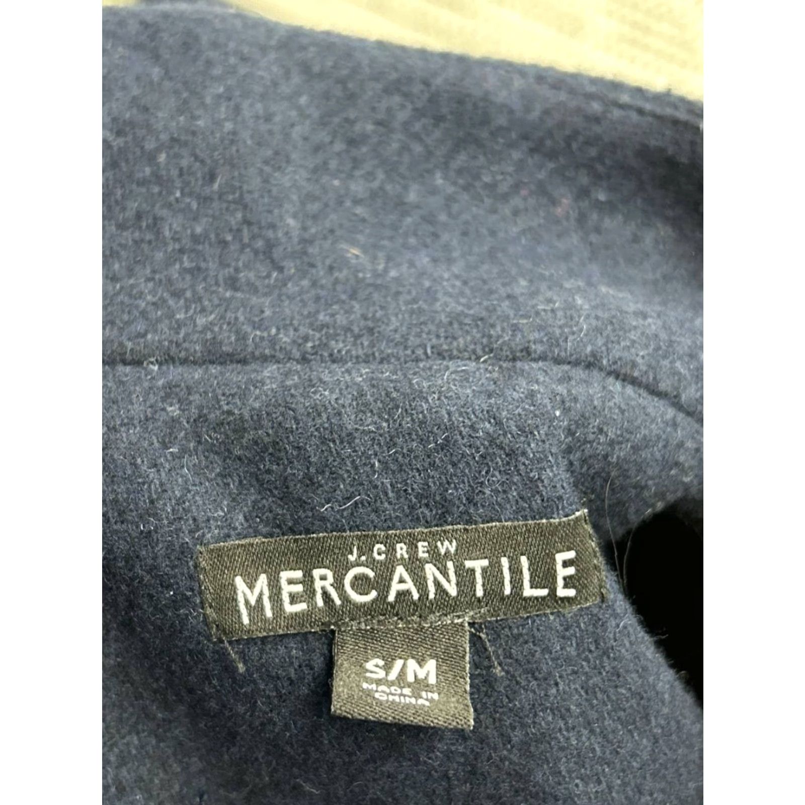 J.Crew J.Crew Coat Womens Small Blue Wool Blend Toggle Cape Short Wool Blend Jacket, 90s? Size S / US 4 / IT 40 - 3 Thumbnail