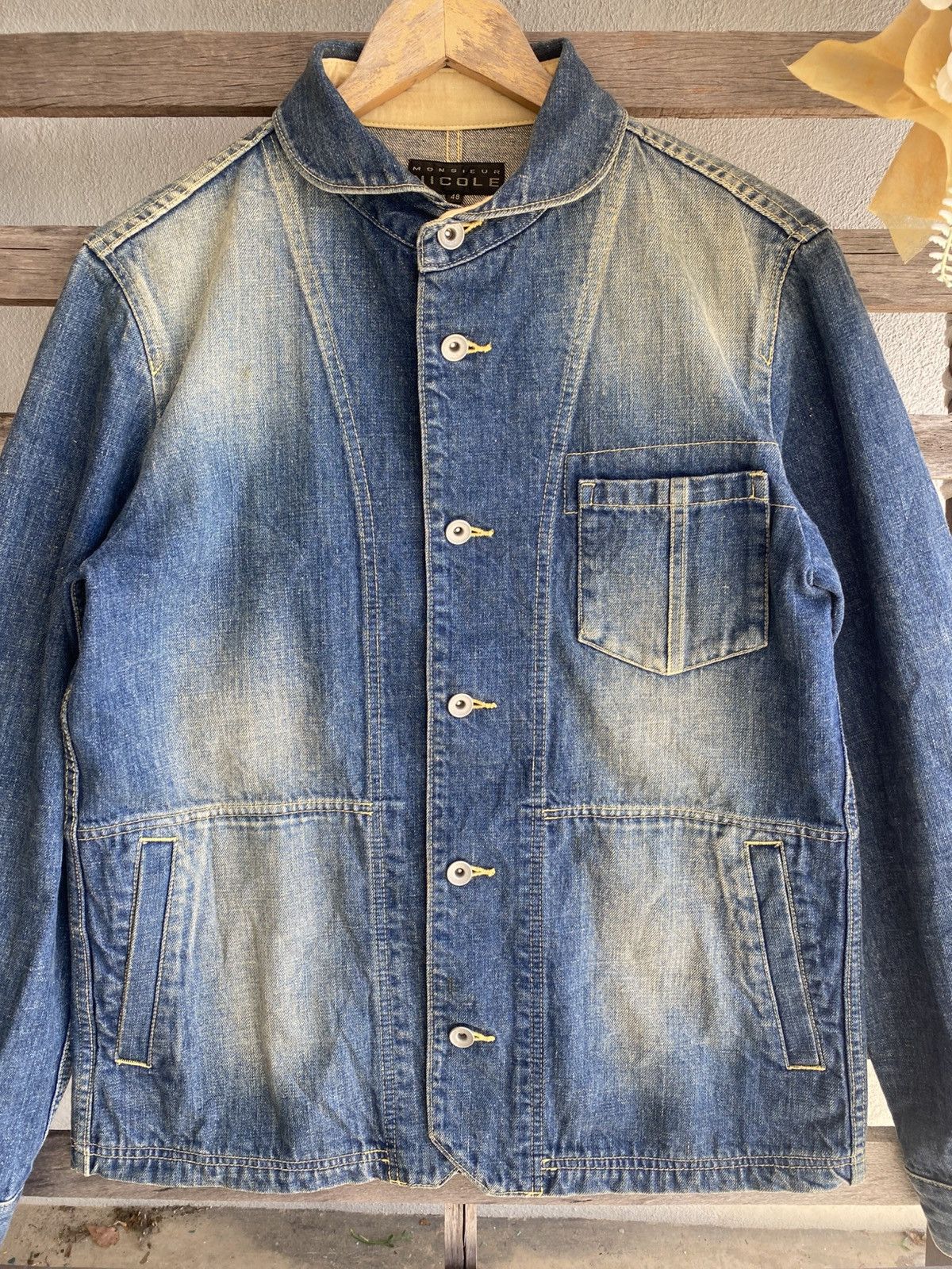 Nicole Club Vintage Y2K Monsieur Nicole Denim Jacket Size US M / EU 48-50 / 2 - 3 Thumbnail