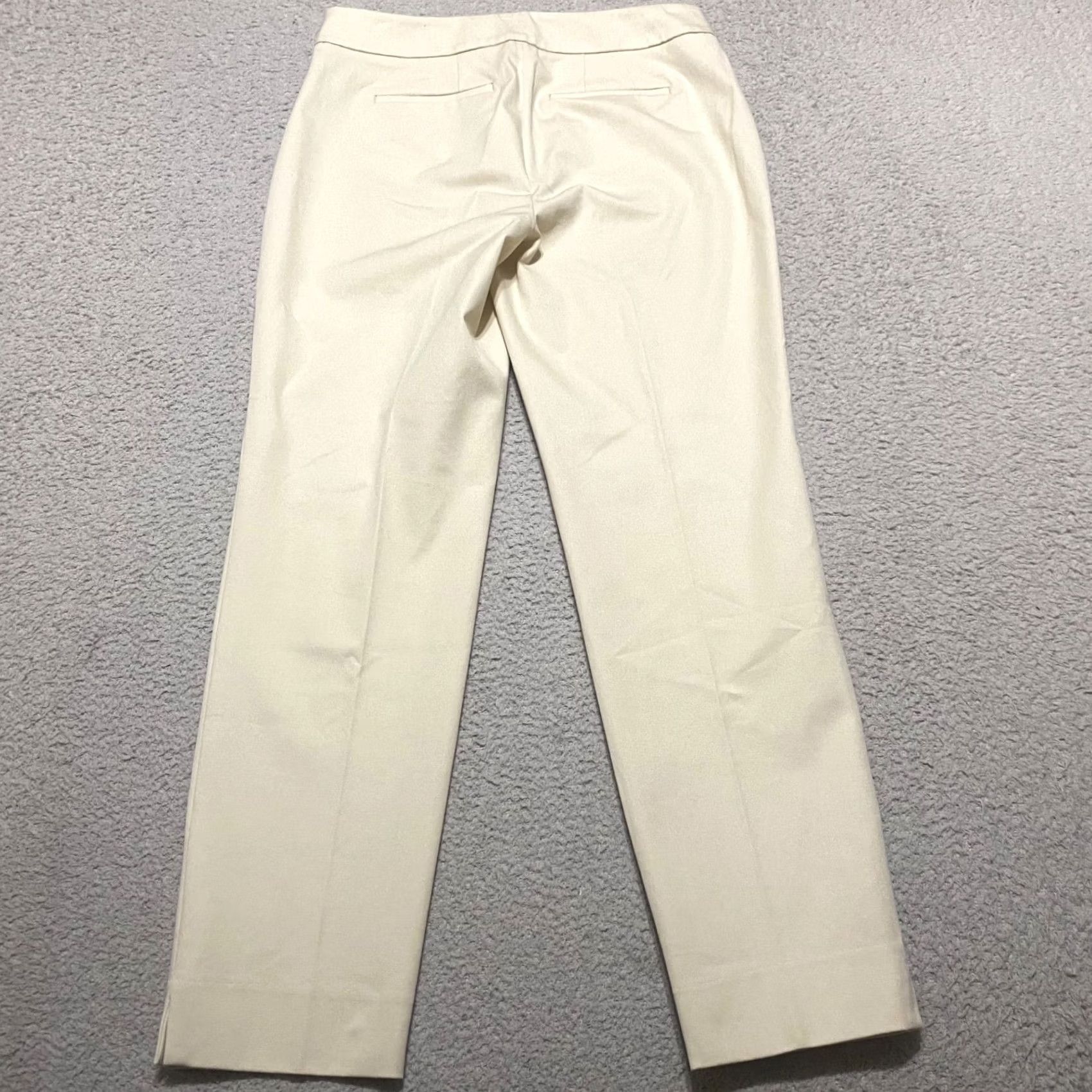 Talbots Talbots Pants Beige Straight Leg 6P Petites Woman Adult Regular Ankle Mul Si— Size 30" / US 8 / IT 44 - 2 Thumbnail