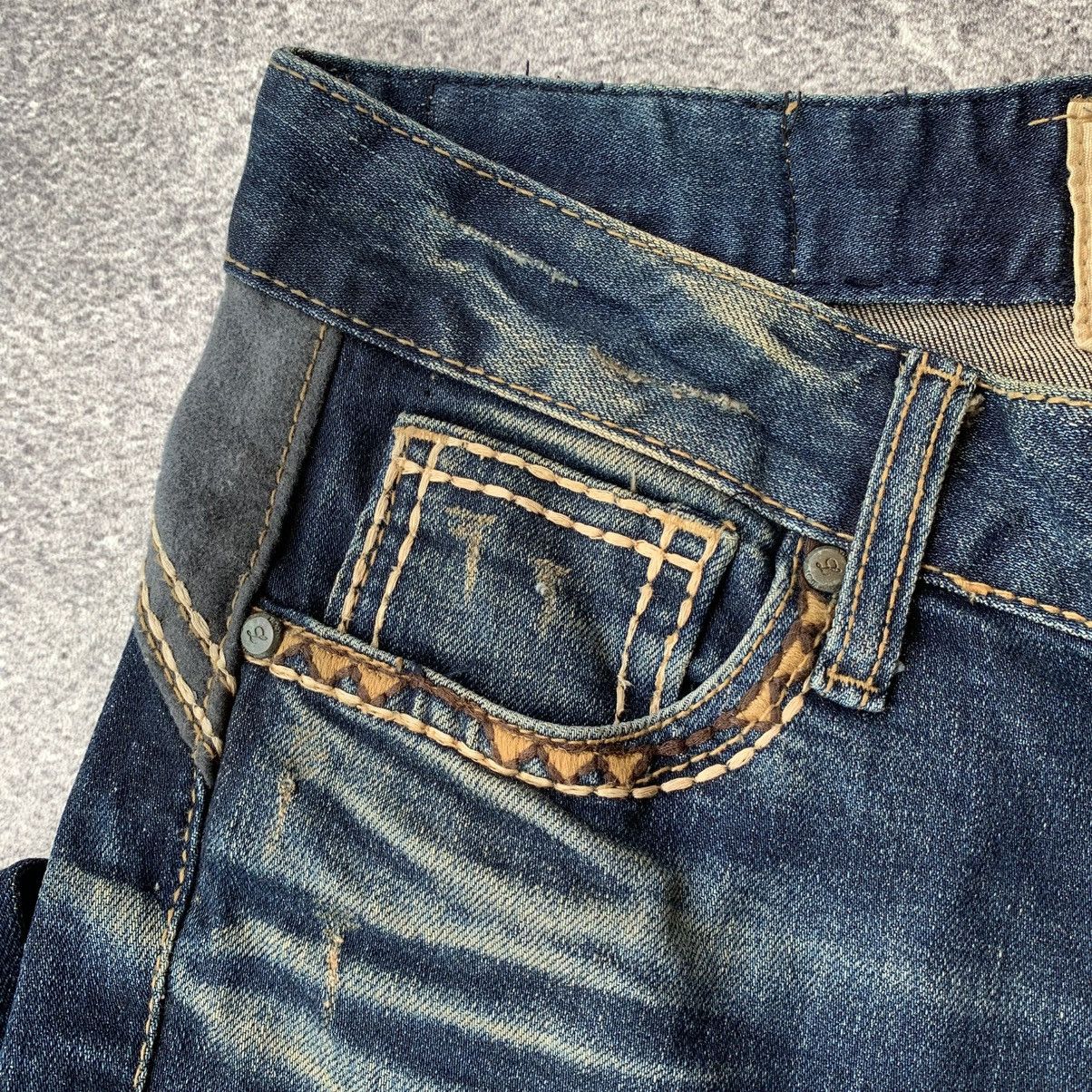 Le Grande Bleu (L.G.B.) Lolita Mudwash Clawmark Jeans Size US 31 - 12 Thumbnail