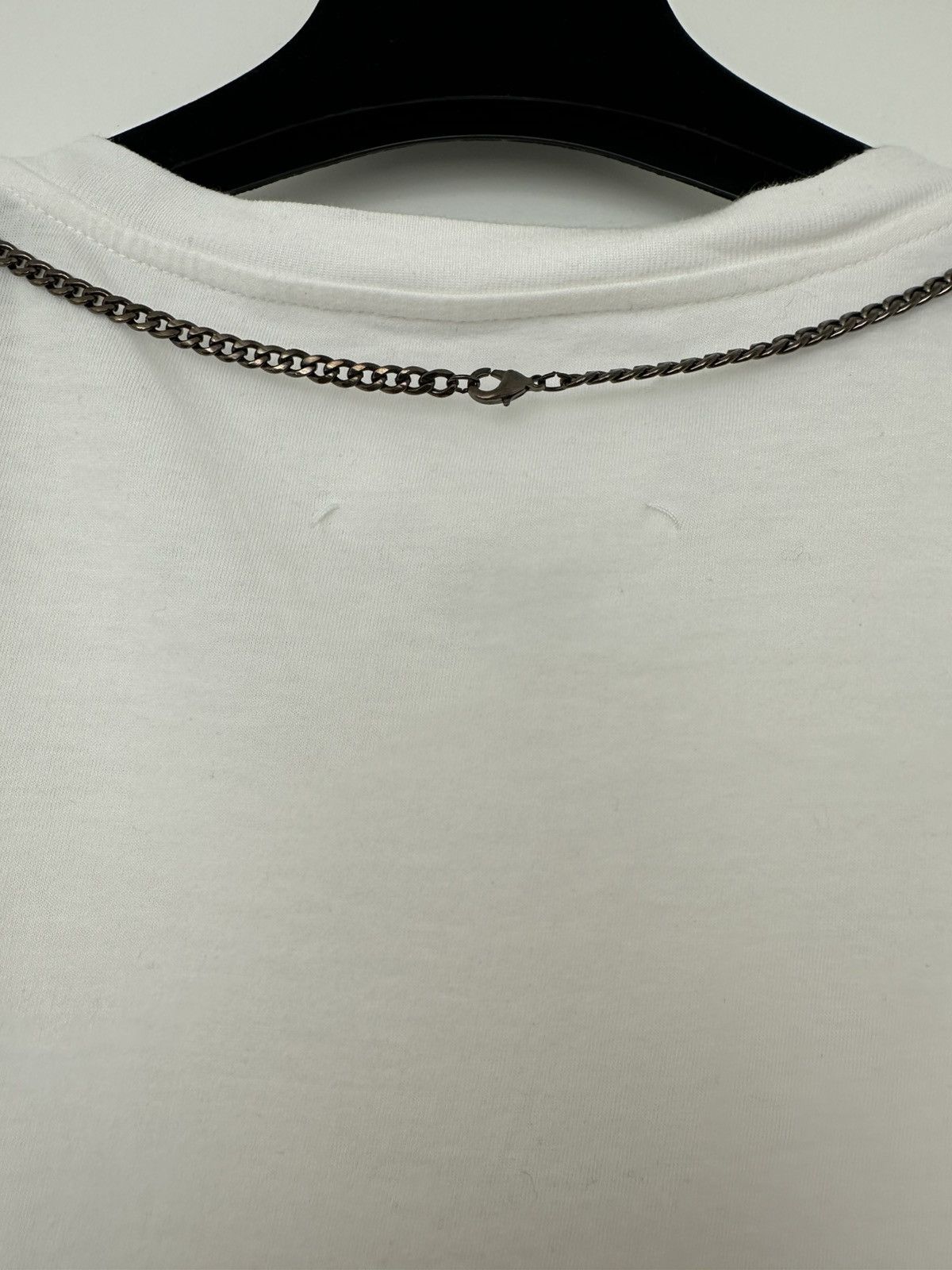 Margiela Short t-shirt with chain details