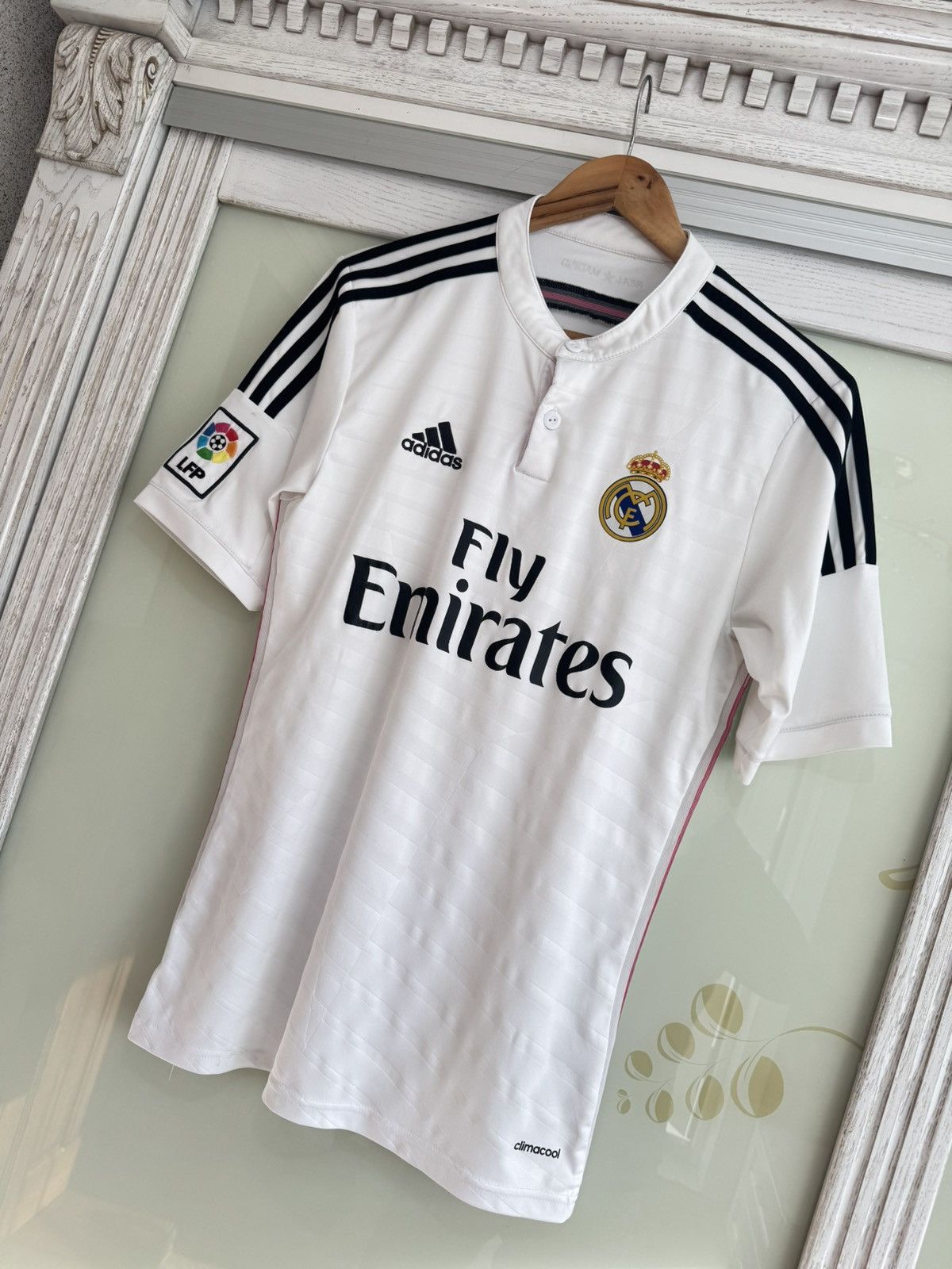 Adidas Real Madrid 2014-2015 Home Soccer Jersey Football Kit Size US S / EU 44-46 / 1 - 4 Thumbnail