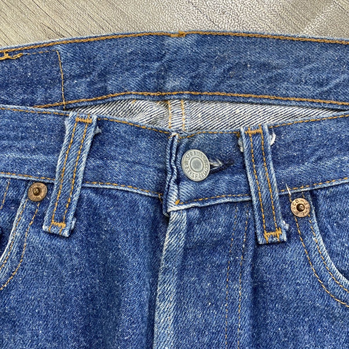 Levi's Vintage Clothing 🇺🇸1970s Vintage Levis 501 30x36 Straight Leg Faded Jeans Size US 30 / EU 46 - 9 Thumbnail