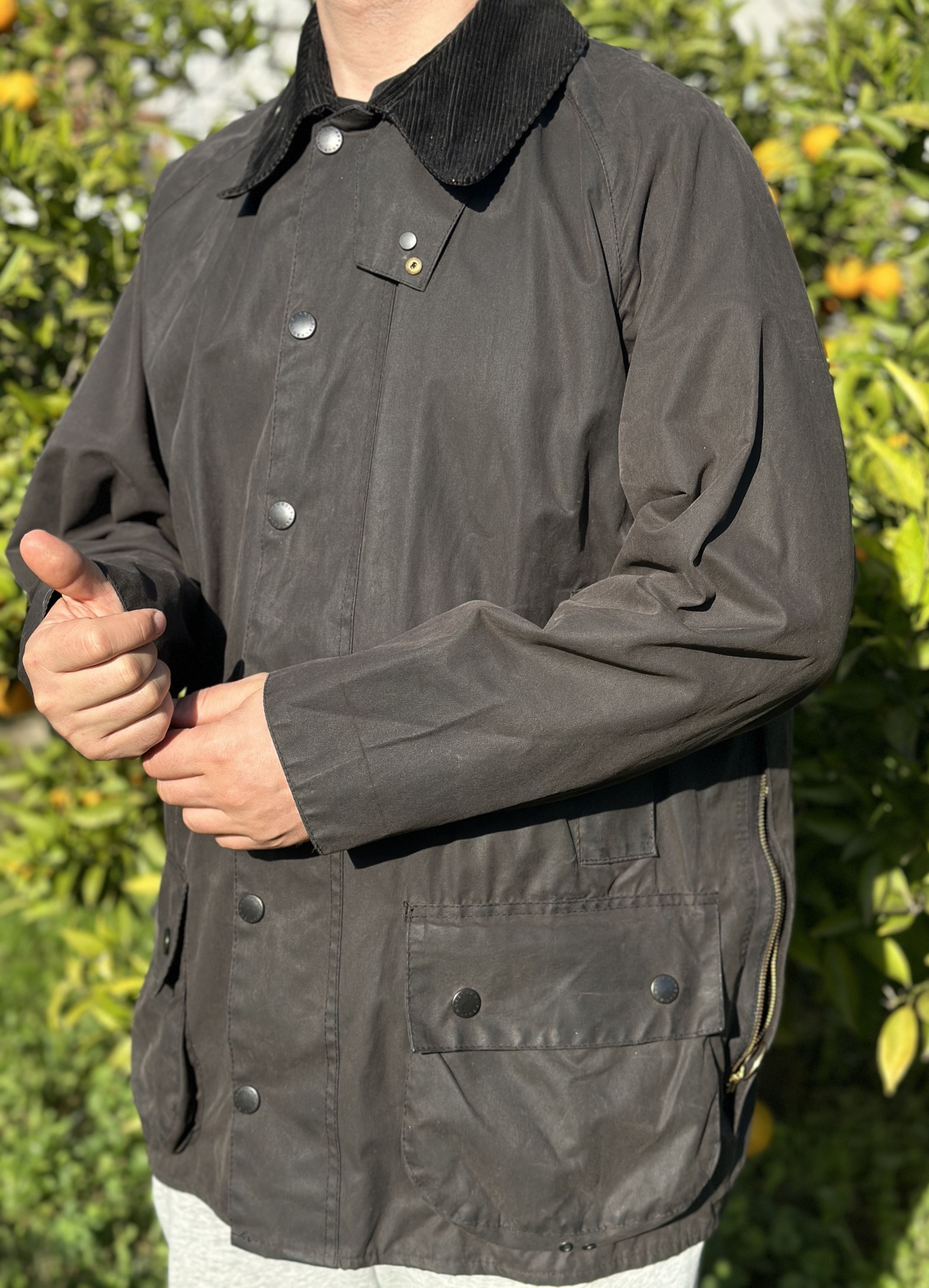 Barbour Barbour Classic Beaufort Waxed Jacket Collar Size C42 107 Size US L / EU 52-54 / 3 - 4 Thumbnail