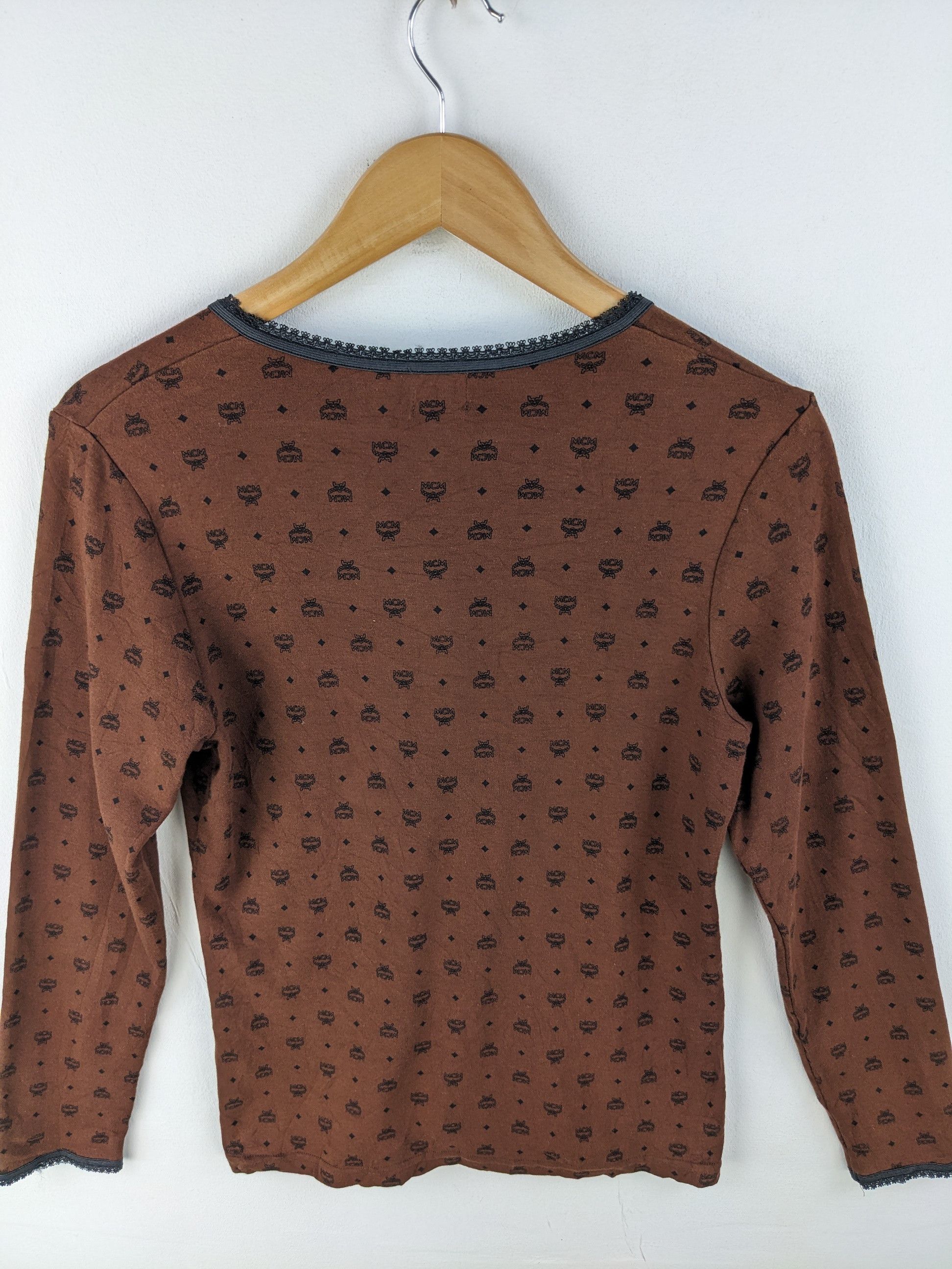 MCM Vintage MCM Monogram Legere Cardigan Size S / US 4 / IT 40 - 13 Thumbnail