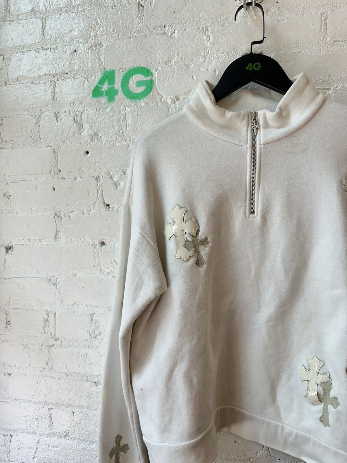 Chrome Hearts CHROME HEARTS TURTLE NECK PATCHED SWEATER Size S / US 4 / IT 40 - 2 Thumbnail