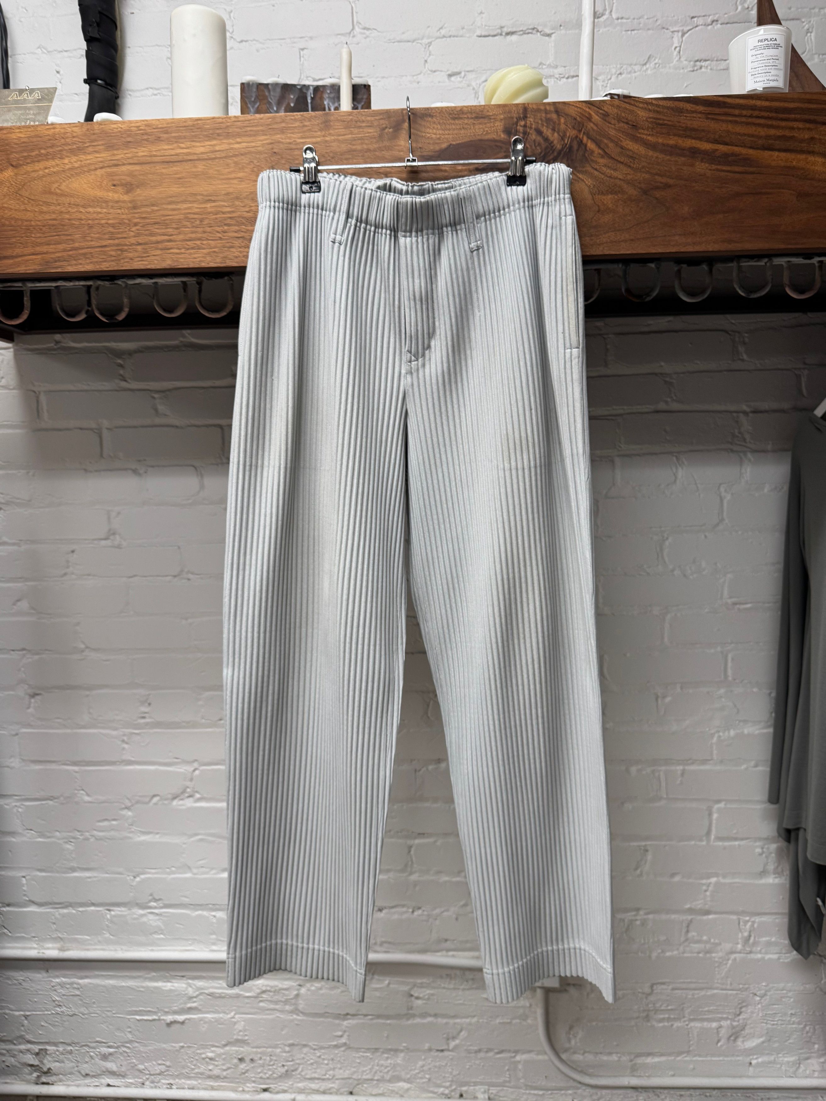 Issey Miyake Issey Miyake ‘Homme Plisse’ Grey Wide Leg Pants Size US 32 / EU 48 - 1 Thumbnail