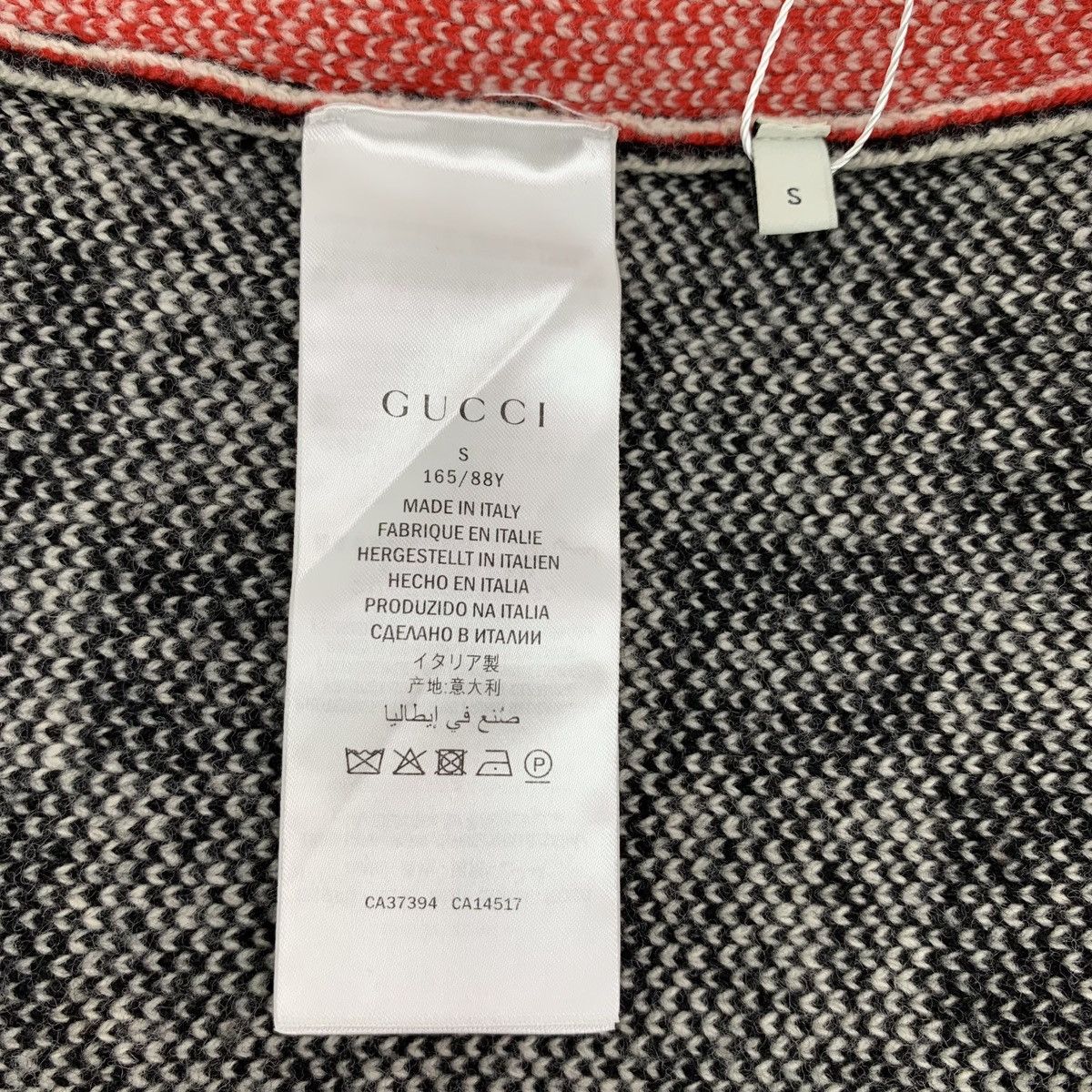 Gucci Gucci Plaid Wool V-neck Long Sleeve Knit Cardigan K26WX Size S / US 4 / IT 40 - 6 Thumbnail