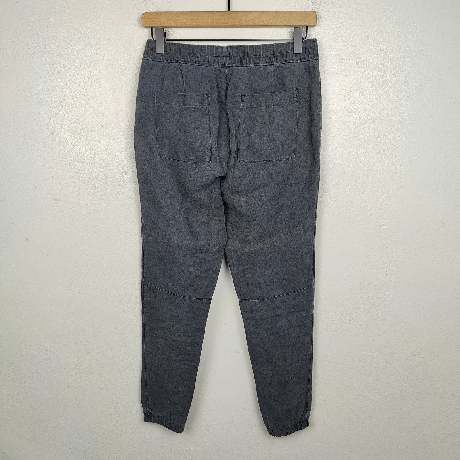 James Perse Standard James Perse Pants Womens 0 XS Soft Black Linen Size 26" / US 2 / IT 38 - 5 Thumbnail
