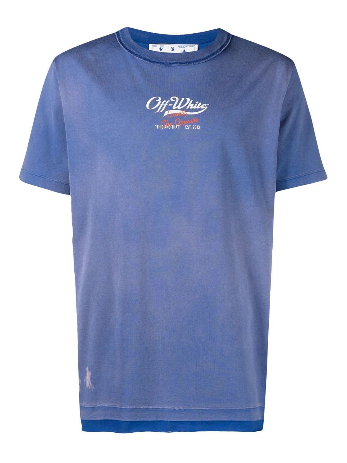 o1gr1nt1124 Wave Off Raw Slim S/S T-Shirt in Purple