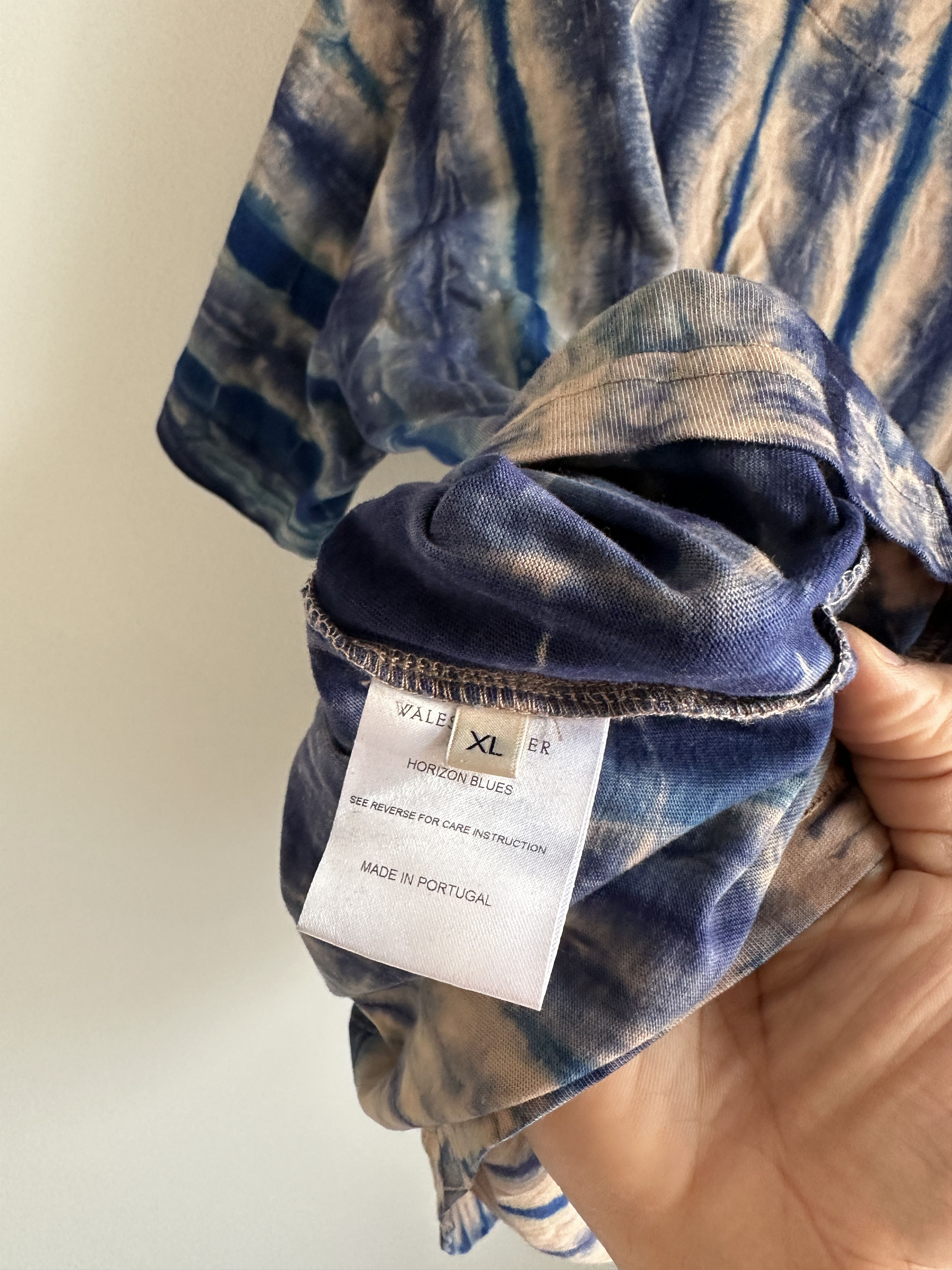Wales Bonner SS23 Horizon Blues Tie-Dye Original T-Shirt Size US XL / EU 56 / 4 - 3 Thumbnail