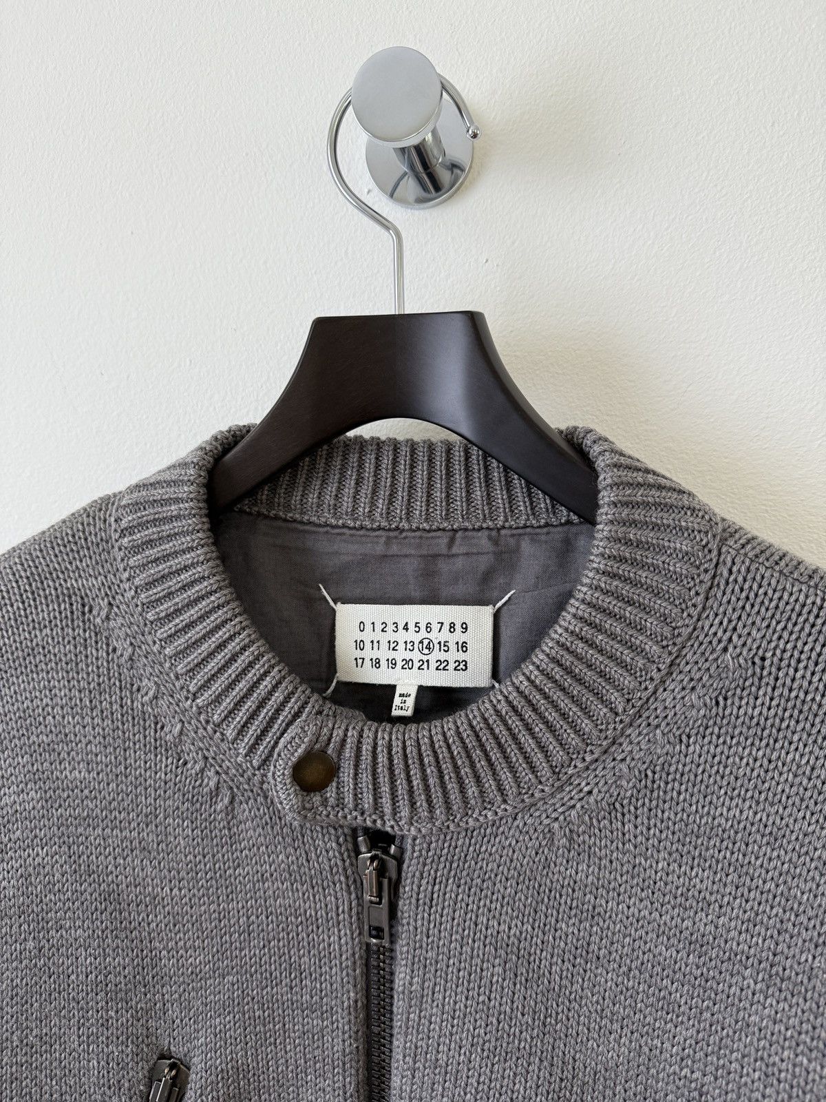 Maison Margiela 5 Zip Wool Knit Sweater Size US M / EU 48-50 / 2 - 7 Thumbnail
