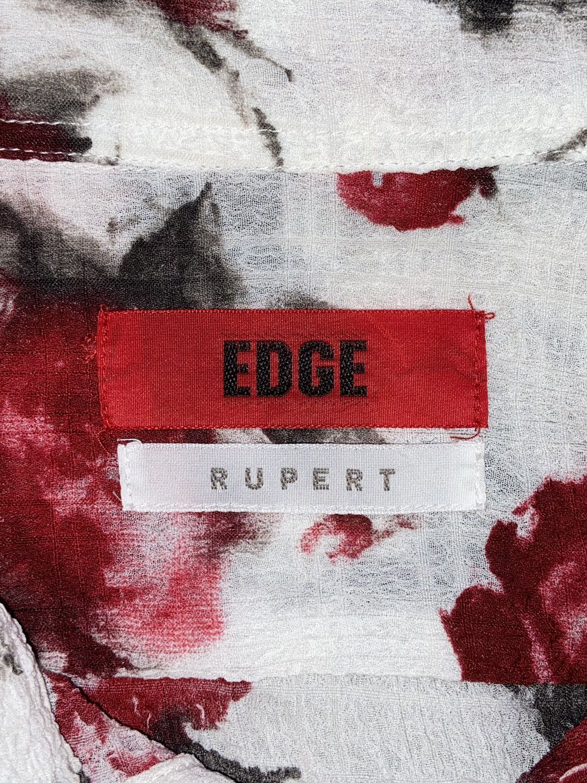 Designer × Japanese Brand EDGE RUPERT Flower Motive Shirt Size US S / EU 44-46 / 1 - 6 Thumbnail